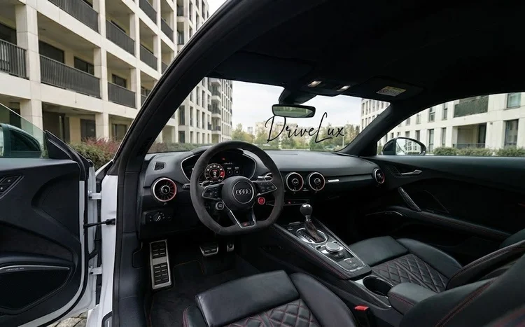 Audi TT RS Coupé intérieur cuir Nappa surpiqûres Rouge Express Virtual Cockpit RS - DriveLux Luxembourg