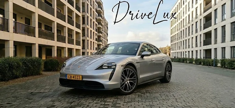 Porsche Taycan 4S 2022 gris Dolomite - DriveLux import premium Luxembourg