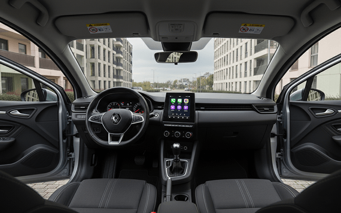 Intérieur Renault Clio V Techno tableau de bord EASY LINK
