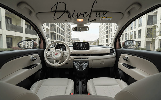 Intérieur Fiat 500e Icon éco-responsable