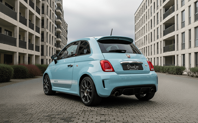Fiat 500 Abarth 595 vue arrière échappement sport