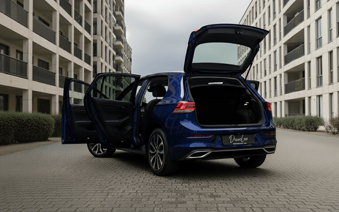 Volkswagen Golf 8 Style TSI coffre ouvert