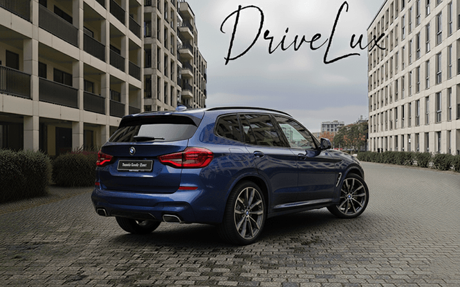 BMW X3 vue arrière