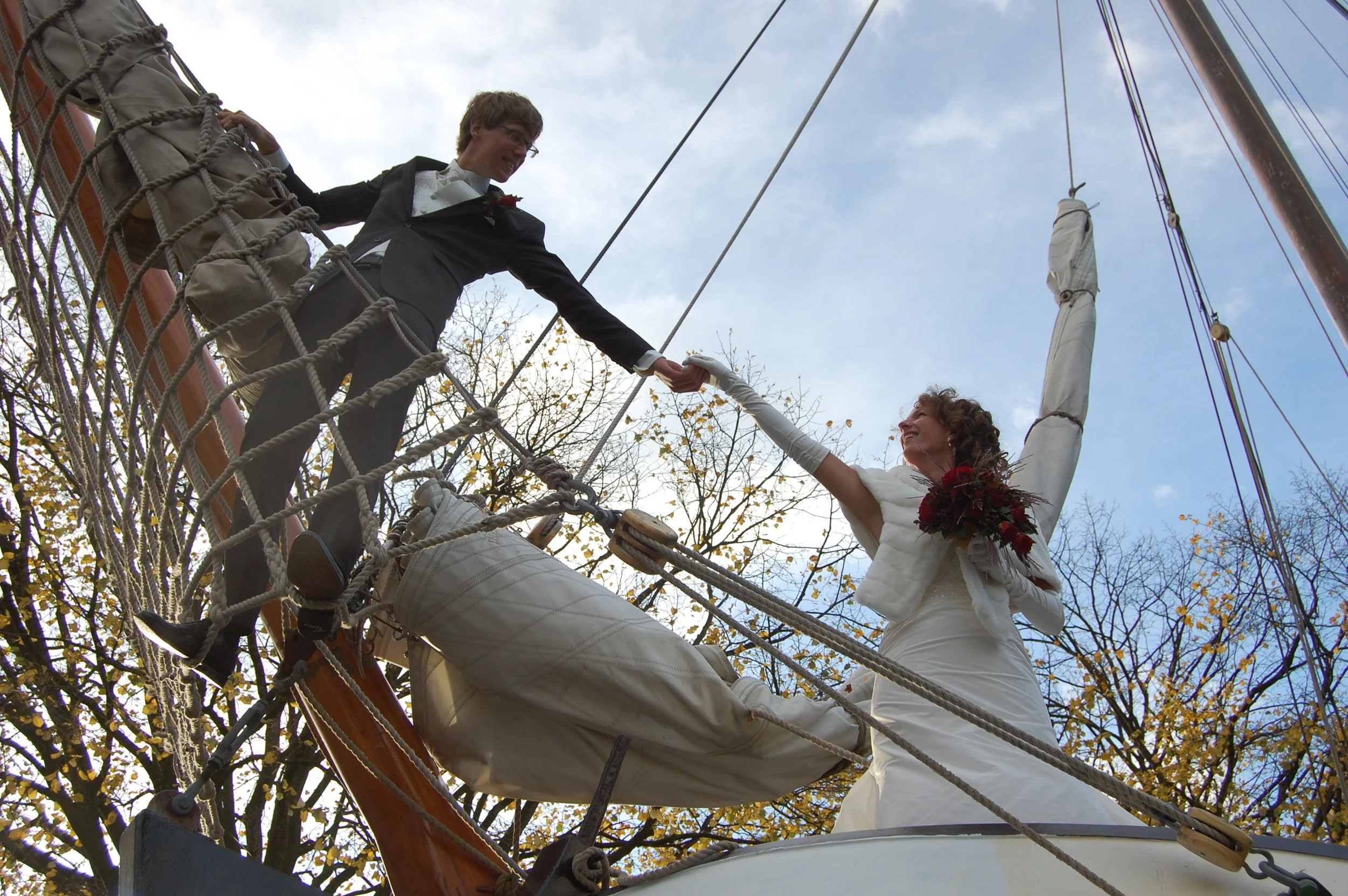 People on "De Vrouw Dina"