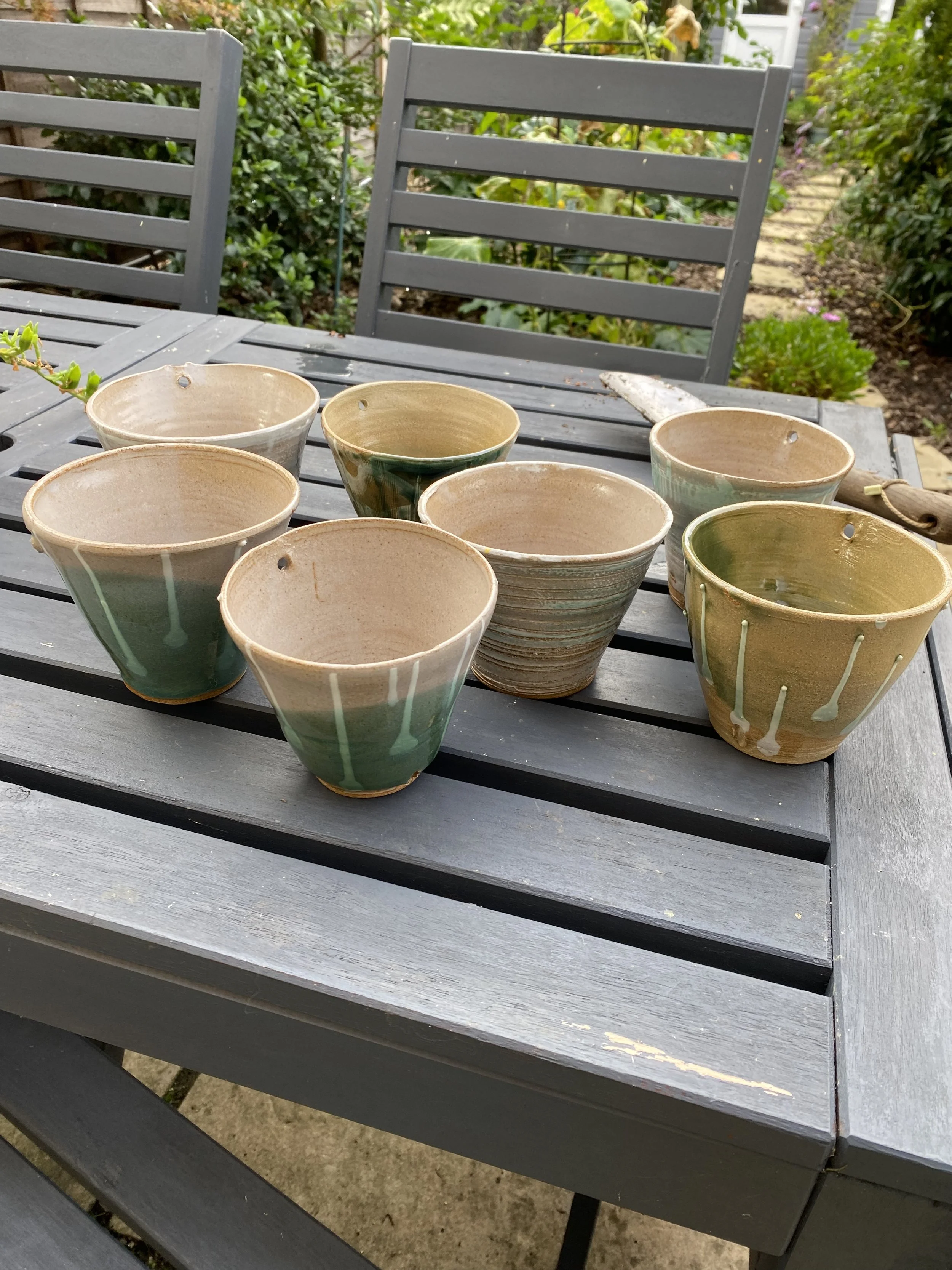Hanging flower pots
