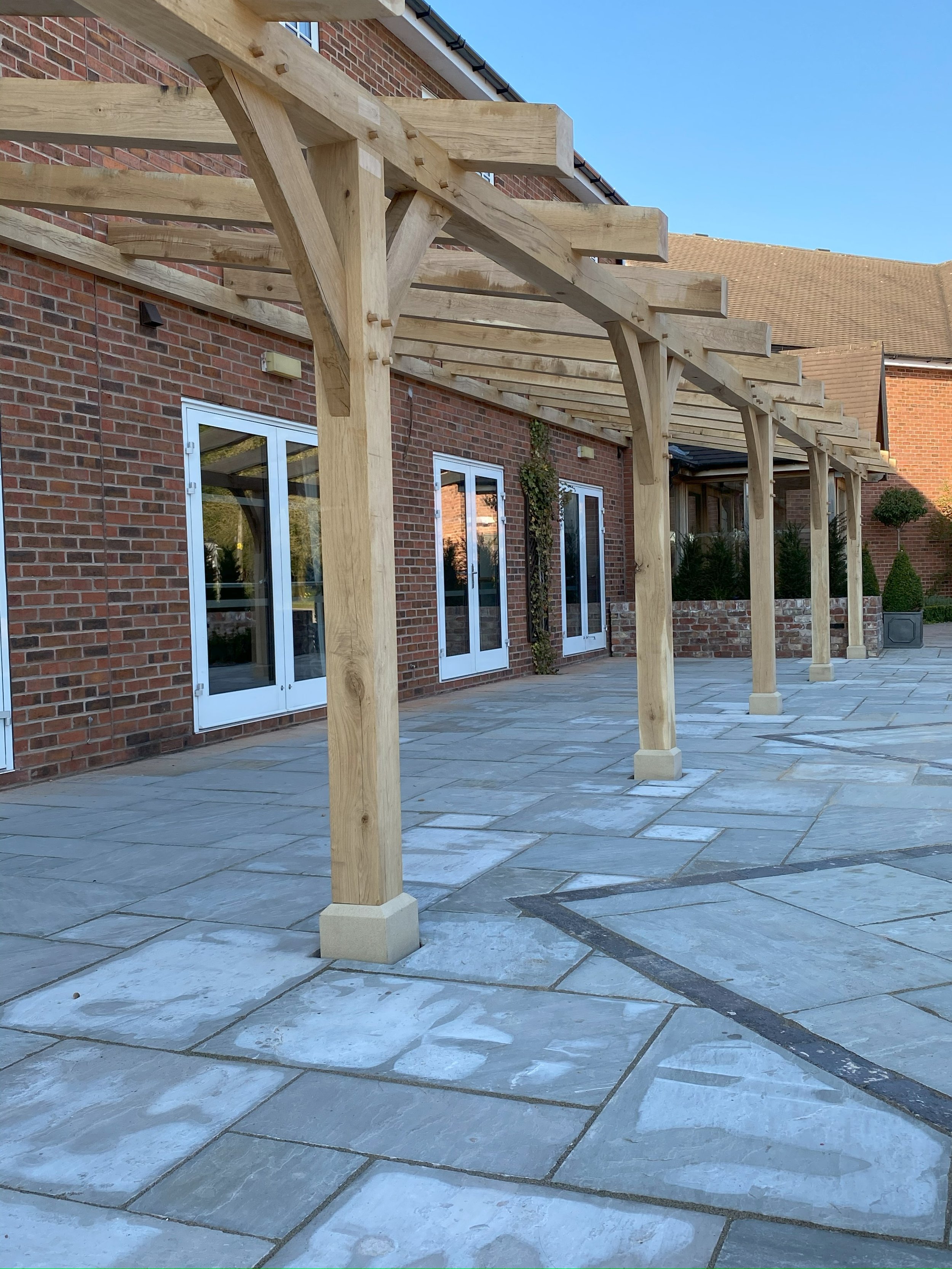 Detailed Oak Framed Lean to