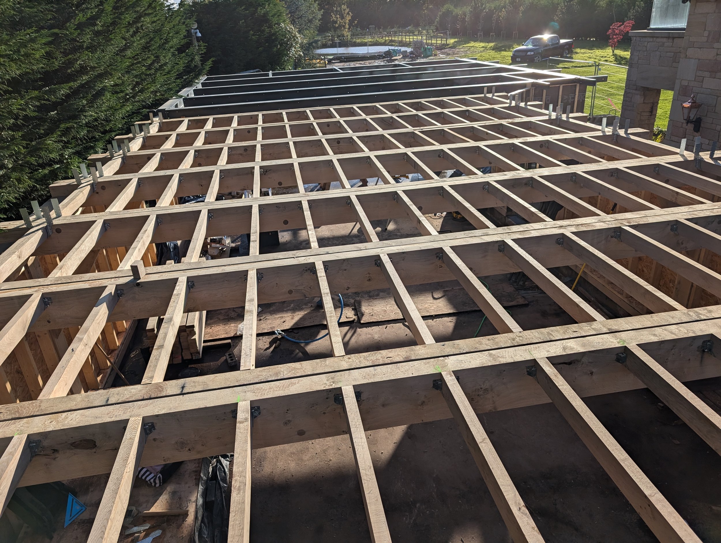 Huge Oak Roof