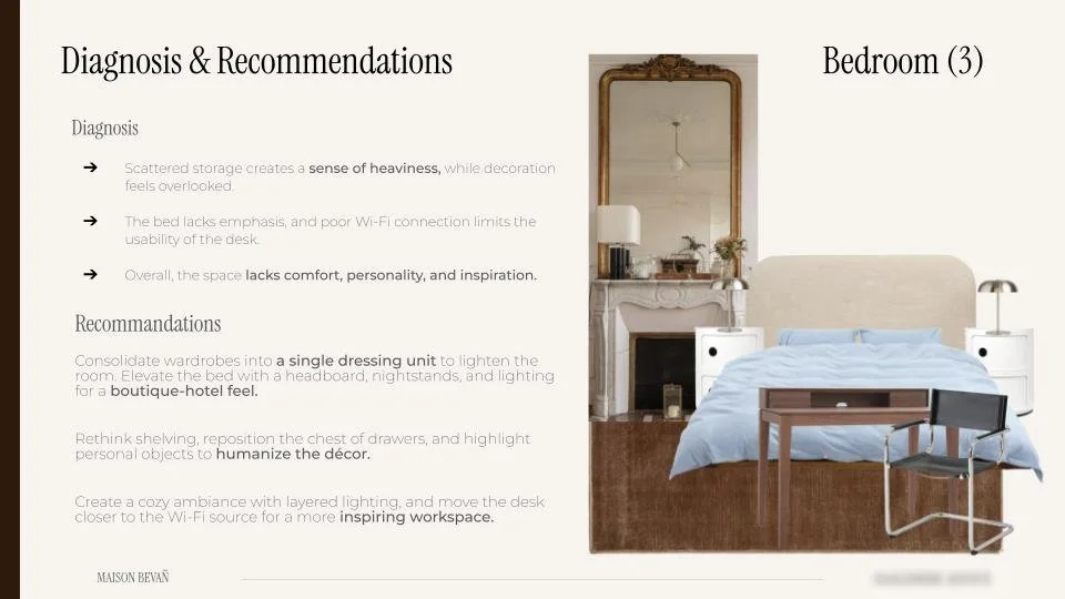 Diagnosis and Recommendations for Home Decor