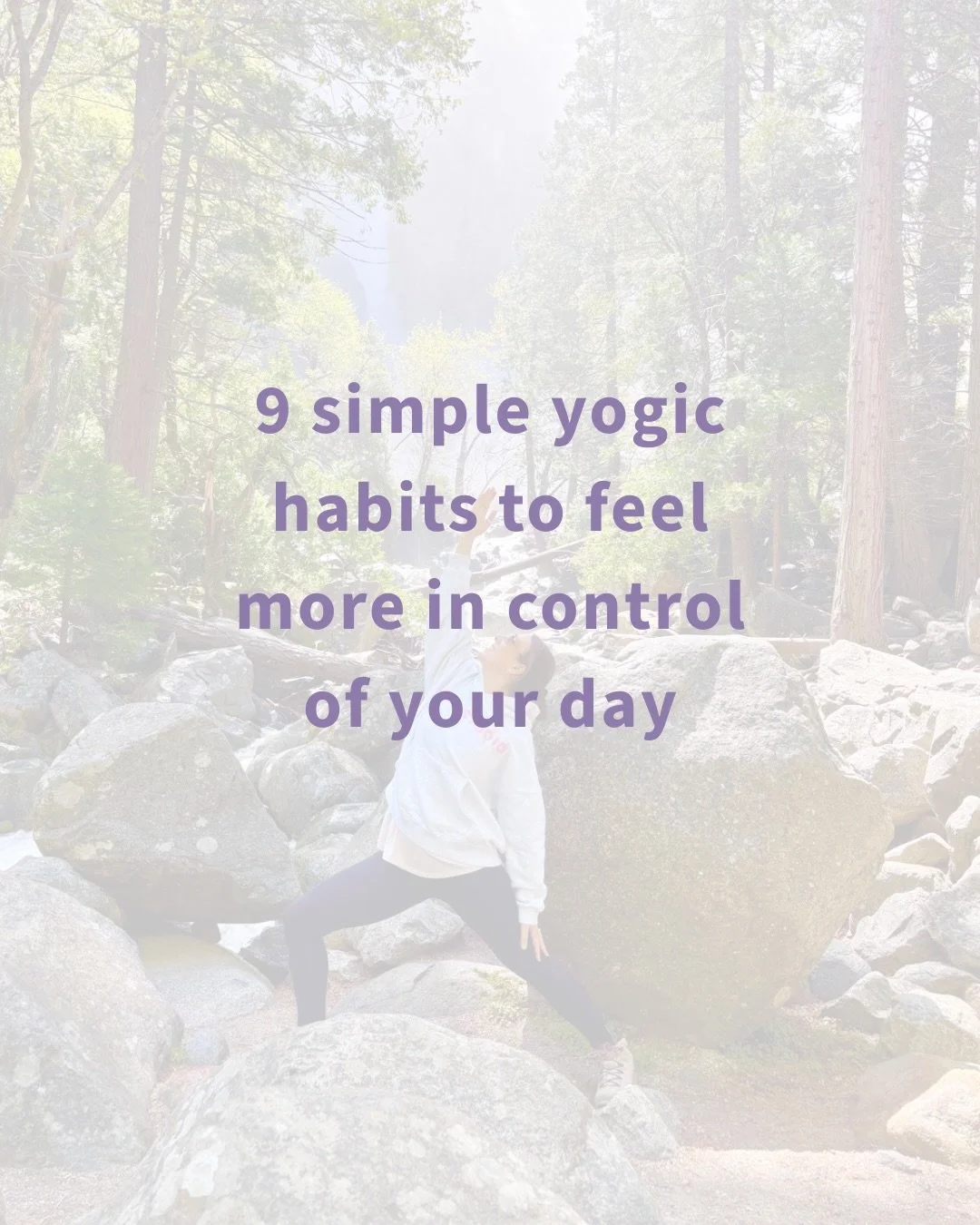 ✨ Pranayama - the breath ✨ 
When you start to get overwhelmed or anxious or just a little stressed, pause and take 3 deep breaths. In through the nose and out through the mouth. 

✨ Pratyahara - withdrawal of the senses ✨ 
Start the day without distr