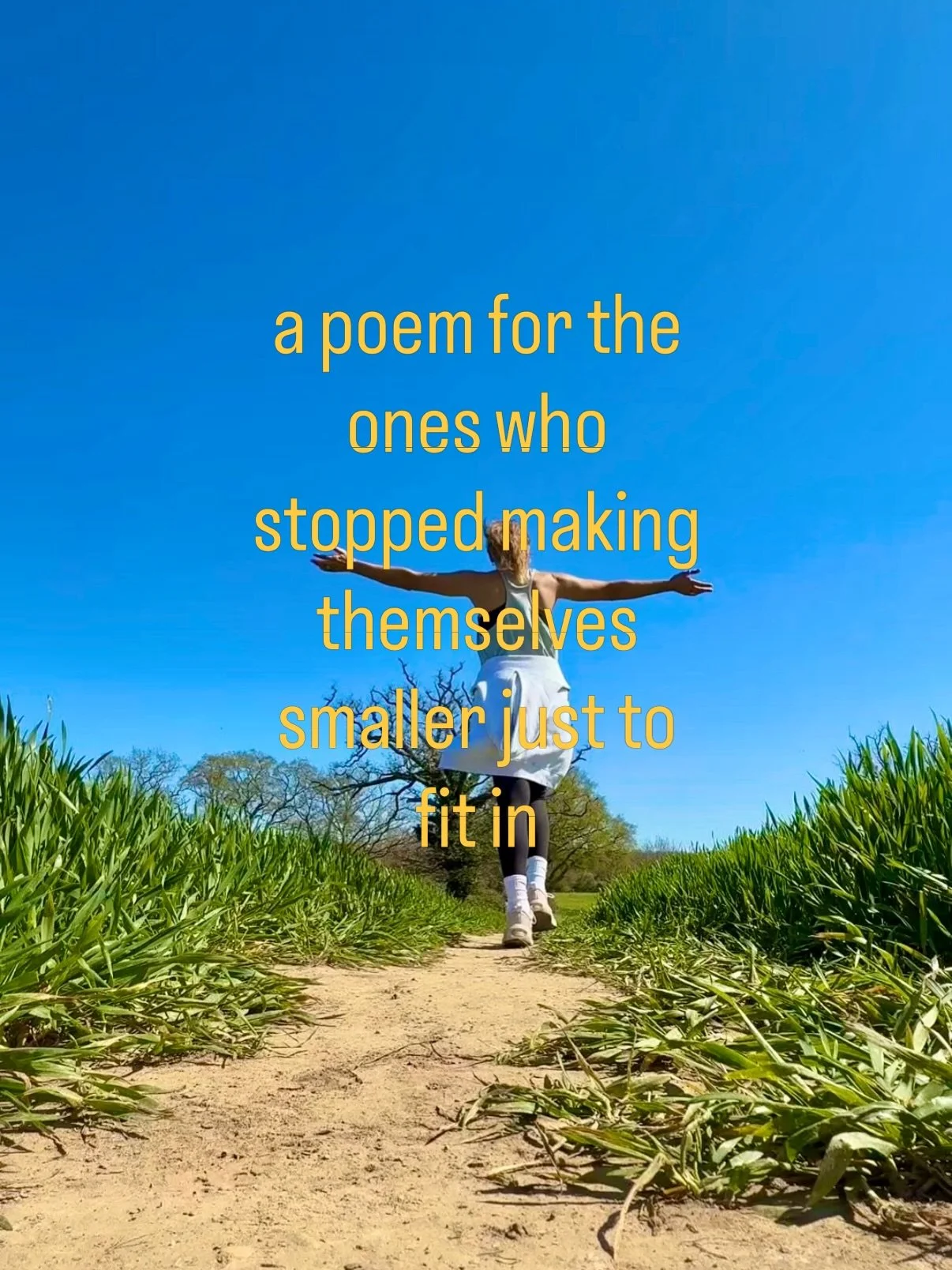Sometimes, if you want something to truly reflect what&rsquo;s in your heart, you have to create it yourself 🤍

I love to share poems to add something meaningful to Savasana and the theme of the class&hellip;and sometimes the words I need don&rsquo;