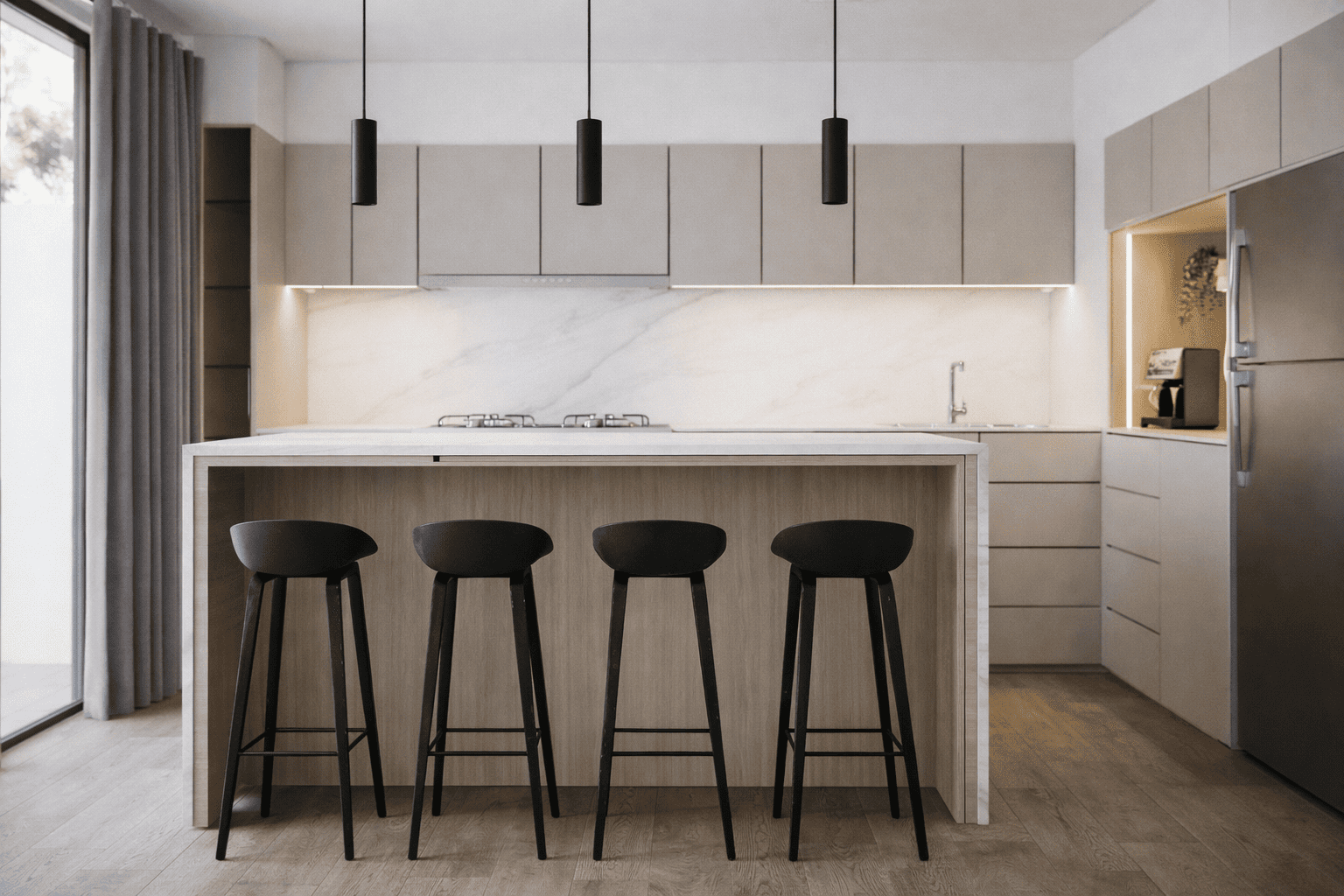 Modern kitchen with natural light.png