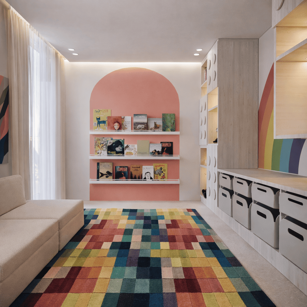 Children's room with pastel accents.png
