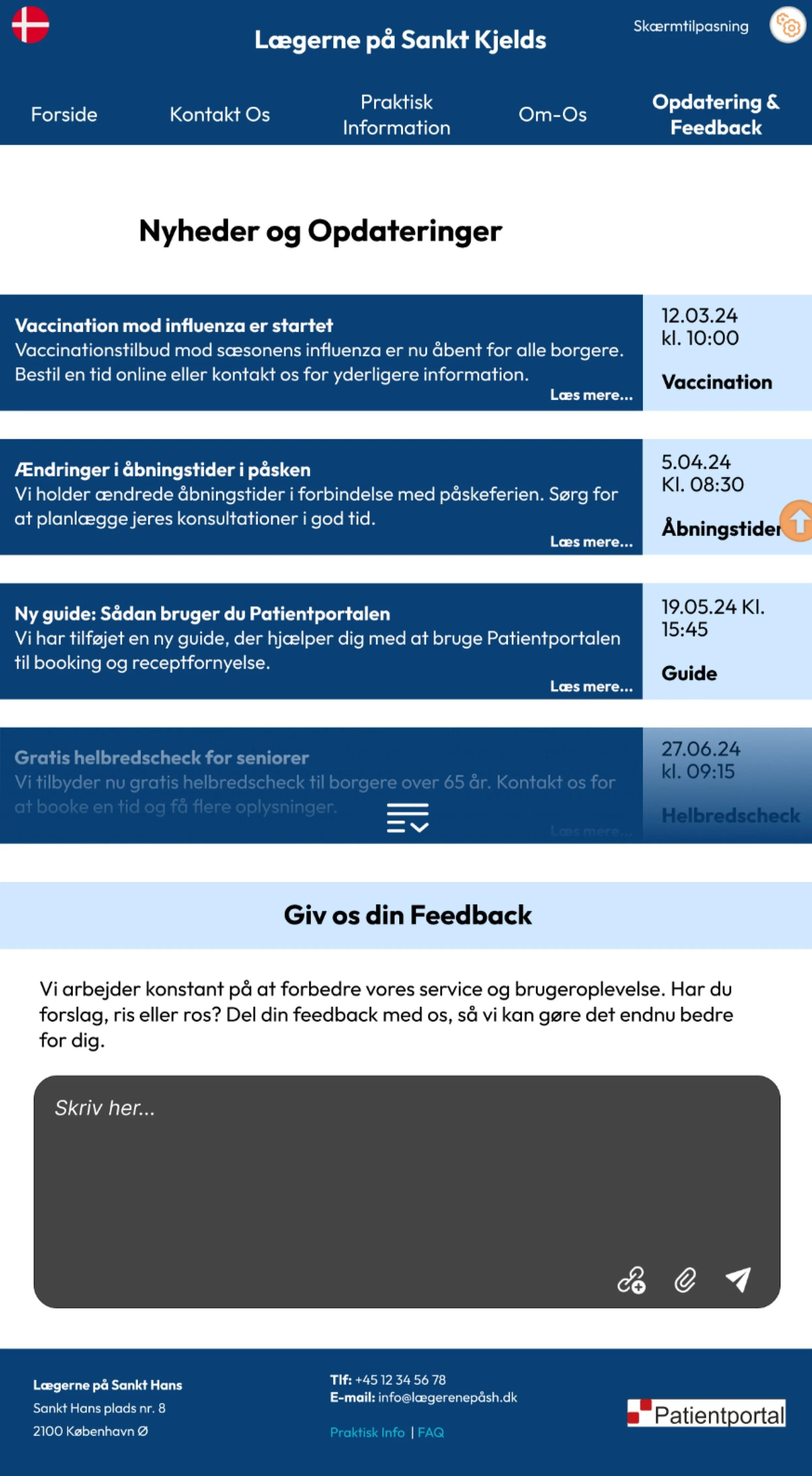 Updates & feedback