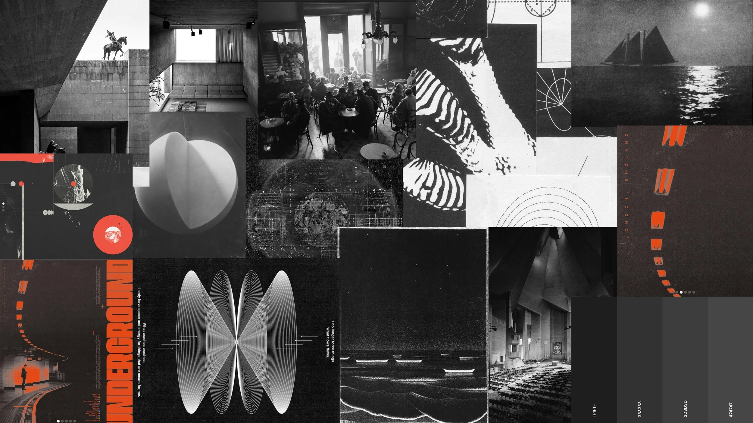 Mood Boards Vendo black