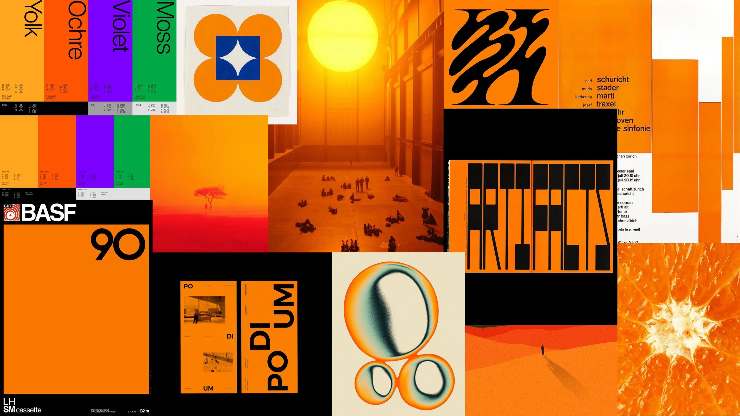 Mood Boards Vendo orange