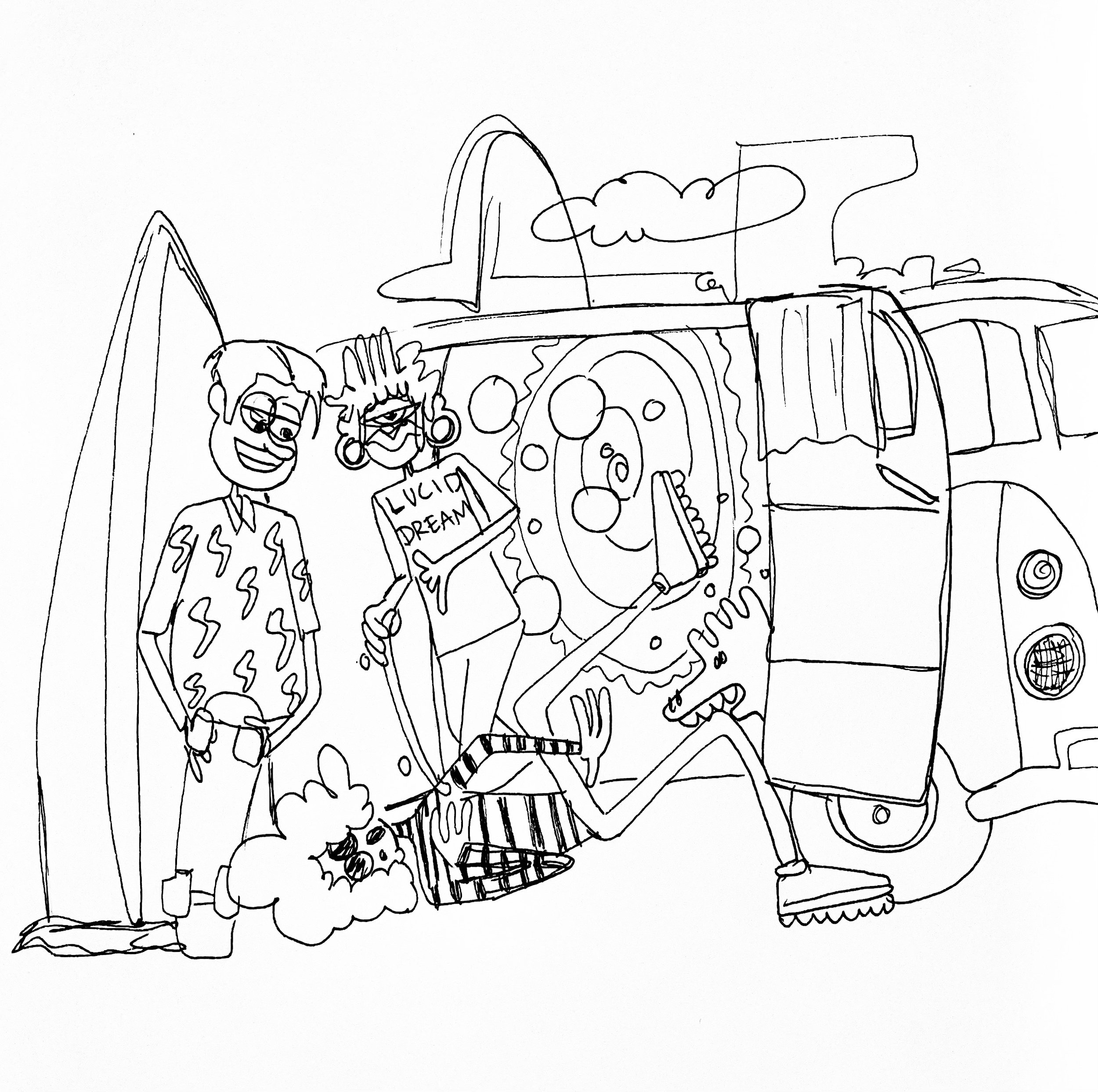 "Fast Times in Brooklyn" 2022 / a3 print / 900 kr