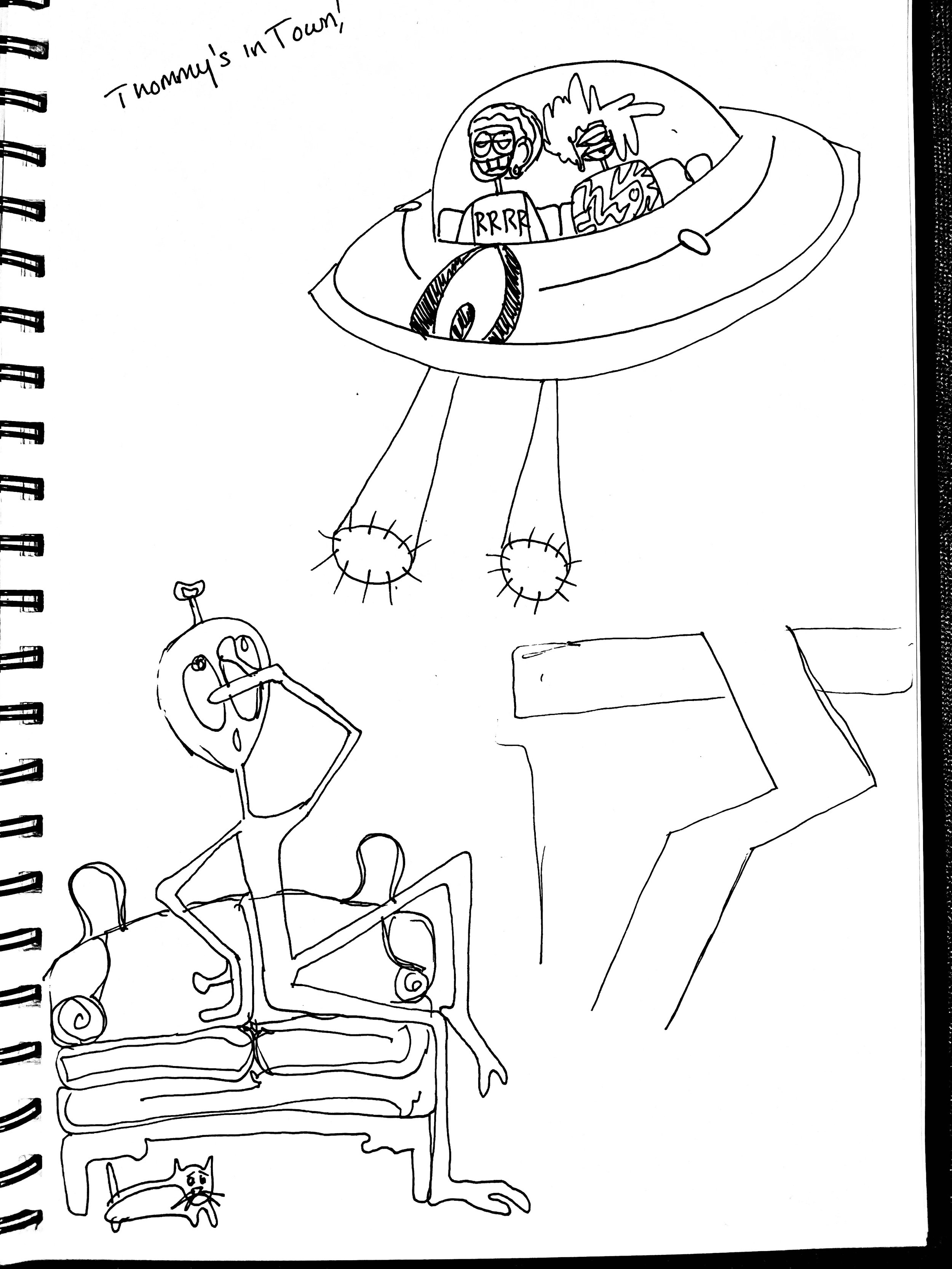 "Thommy's in town" 2022 / a3 print / 900 kr