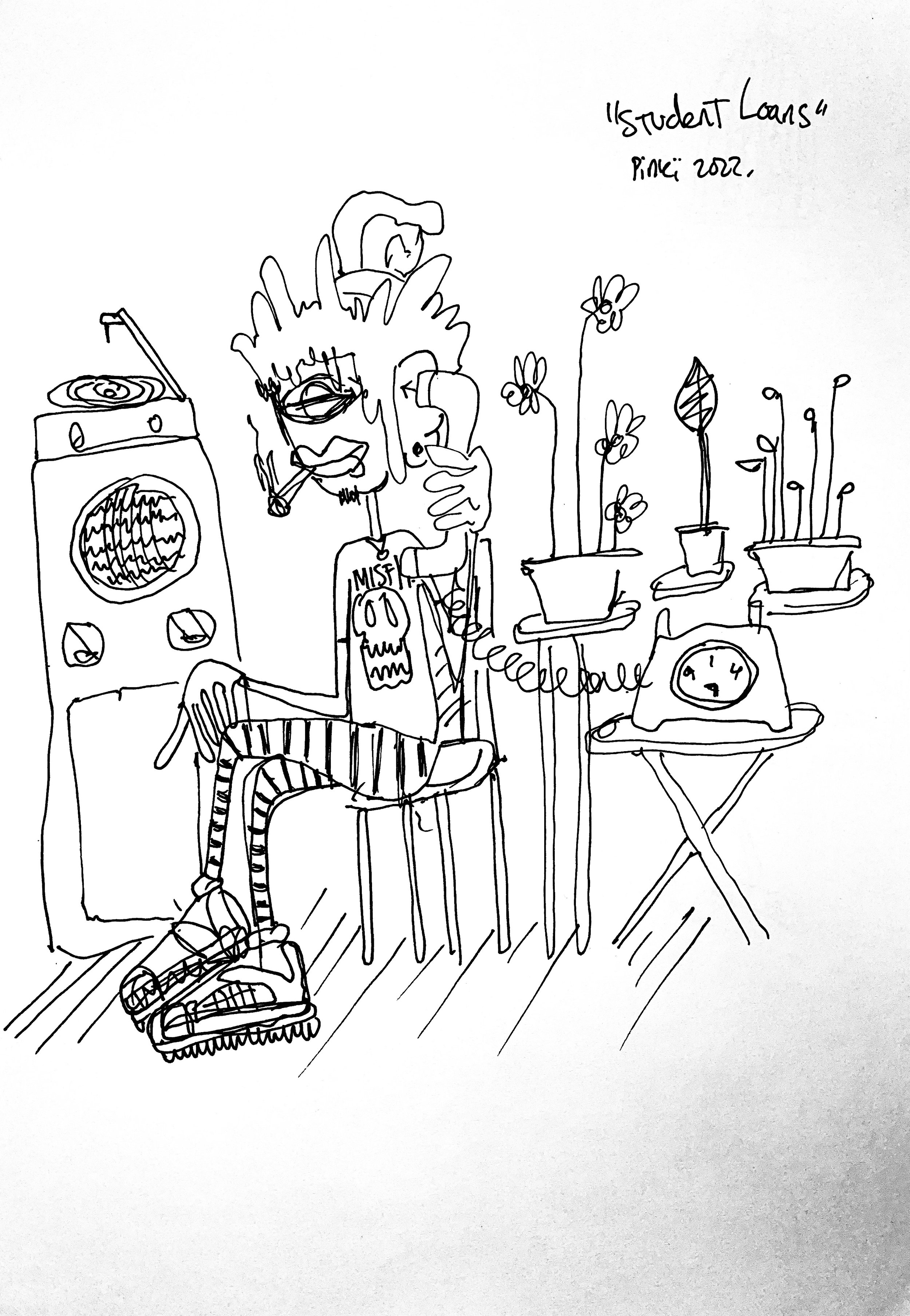 "student loans" 2022 / a3 print / 900 NOK