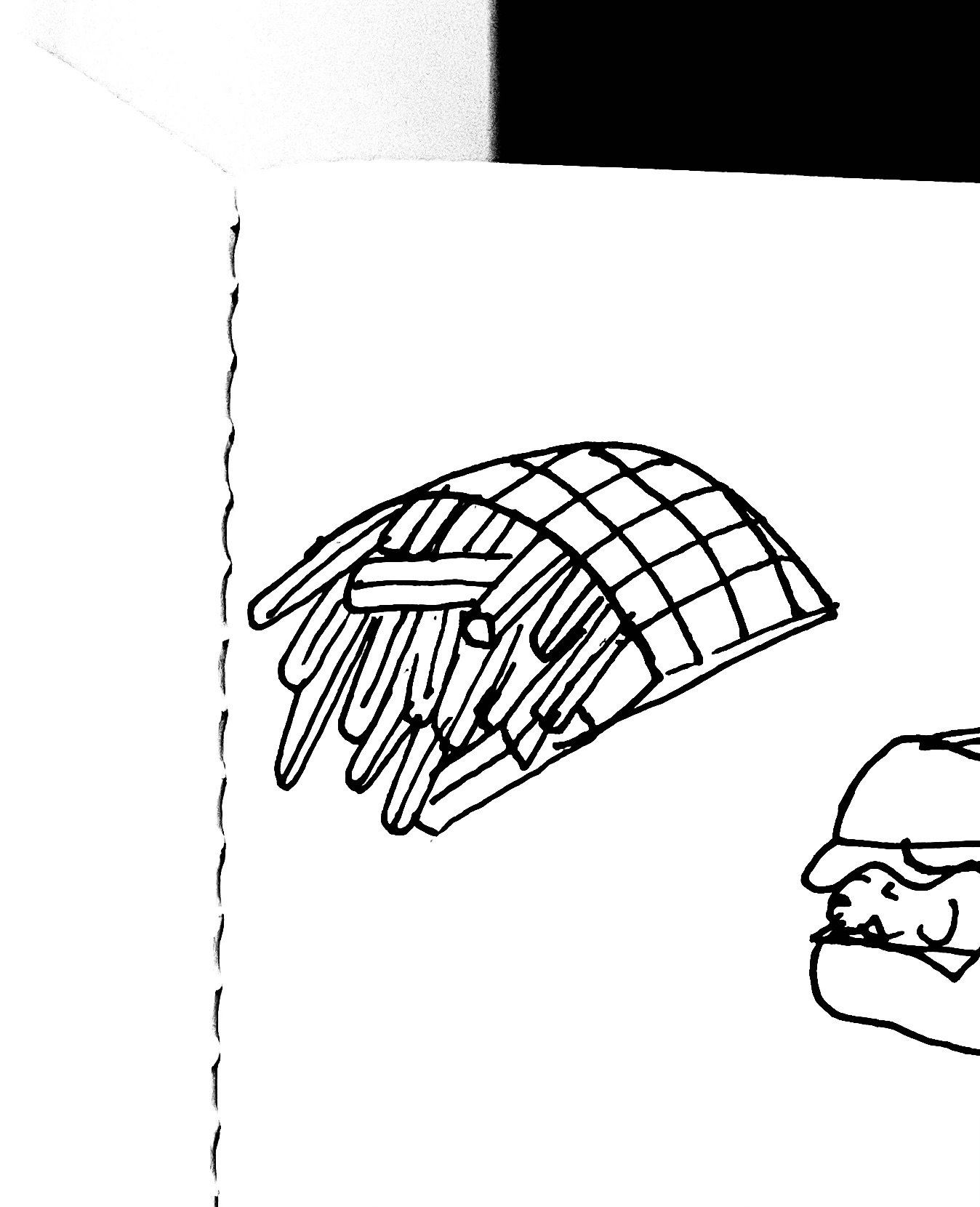 "munching at mike's corner 2" 2022 / a3 print / 900 NOK