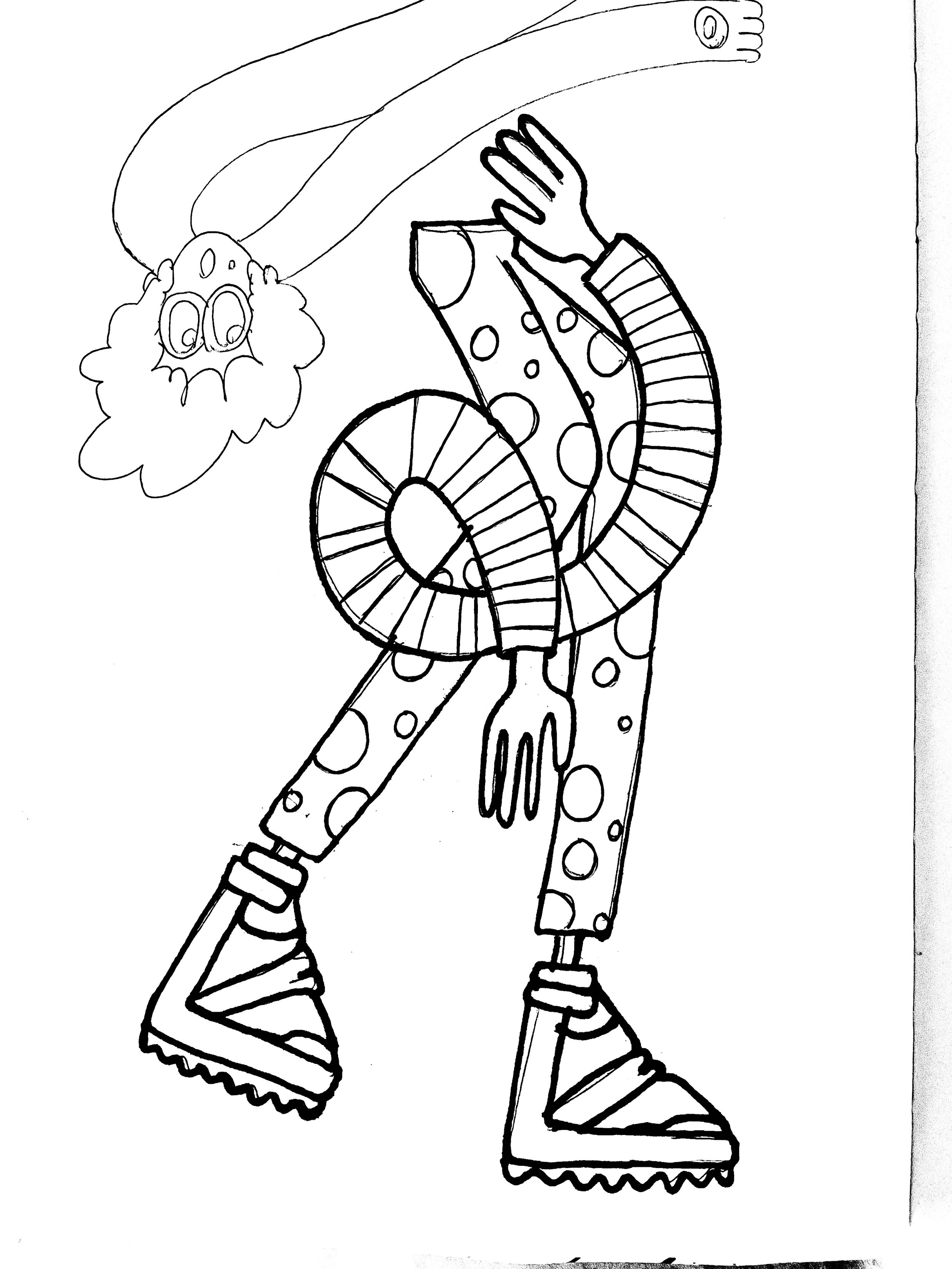 "running out of paper" 2022 / a3 print / 900 NOK