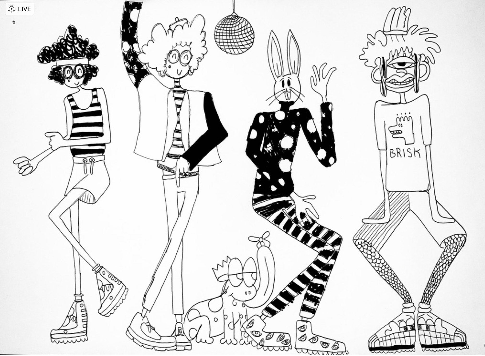 "Oslo Street Food Sample Sketch" 2022 / a3 print / 900 NOK