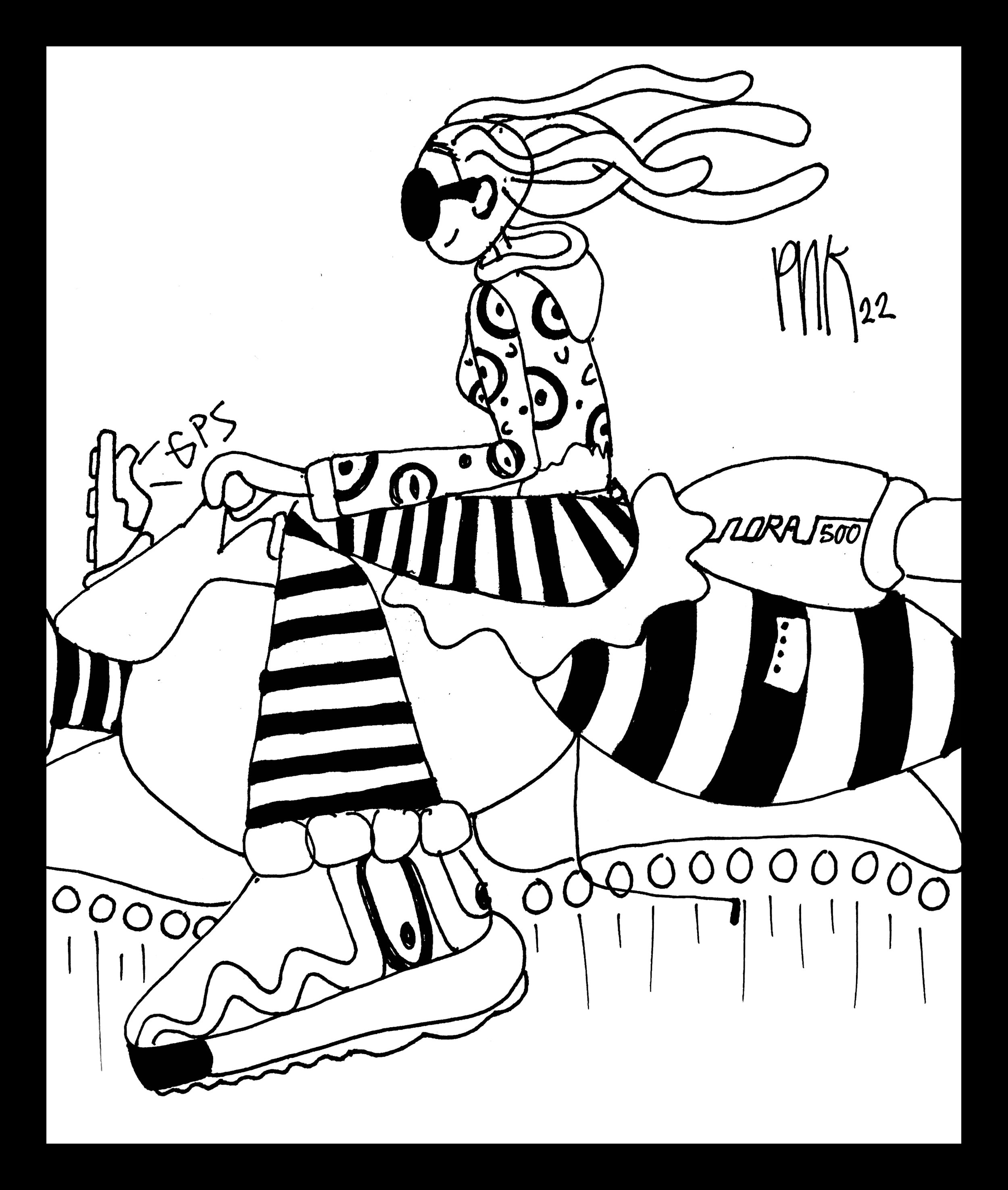 "Nora Lys: Bee and Honey Powered" 2022 / not for sale