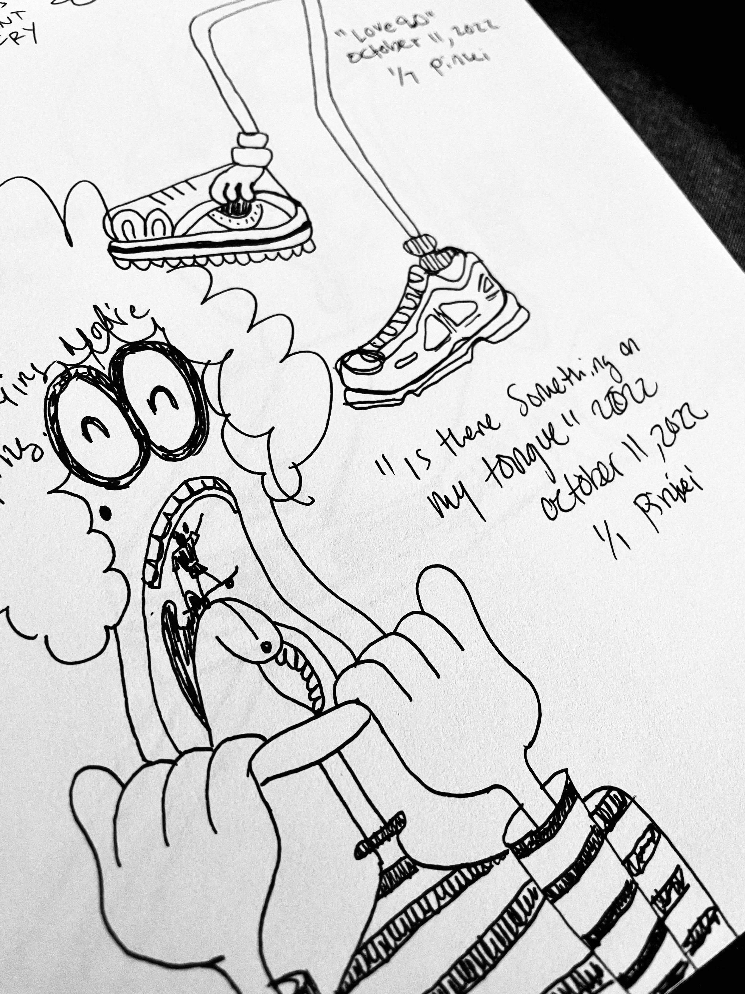 "two titles" 2022 / a3 print / 900 kr