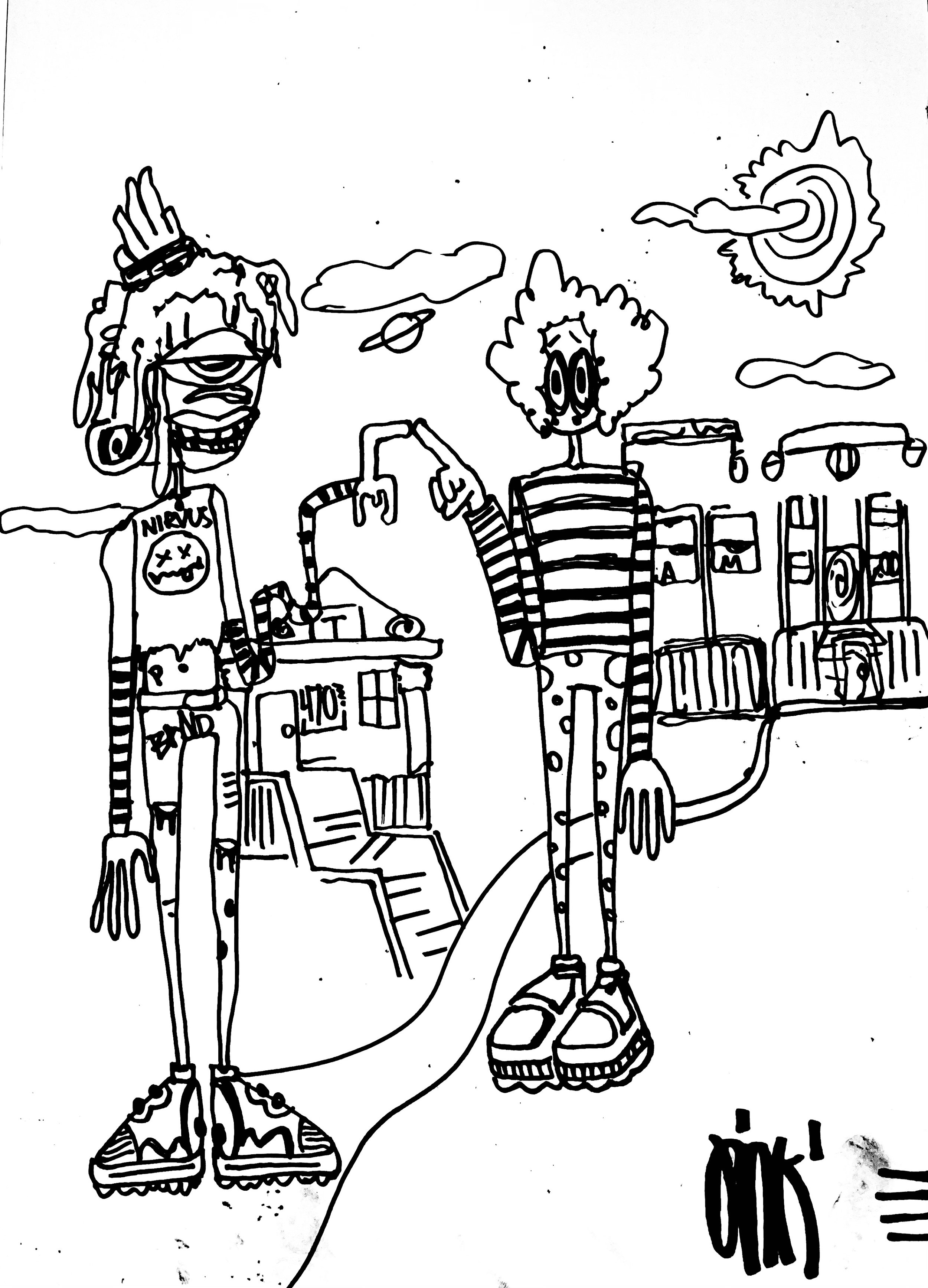 "friend" 2022 / a3 print / 900 kr