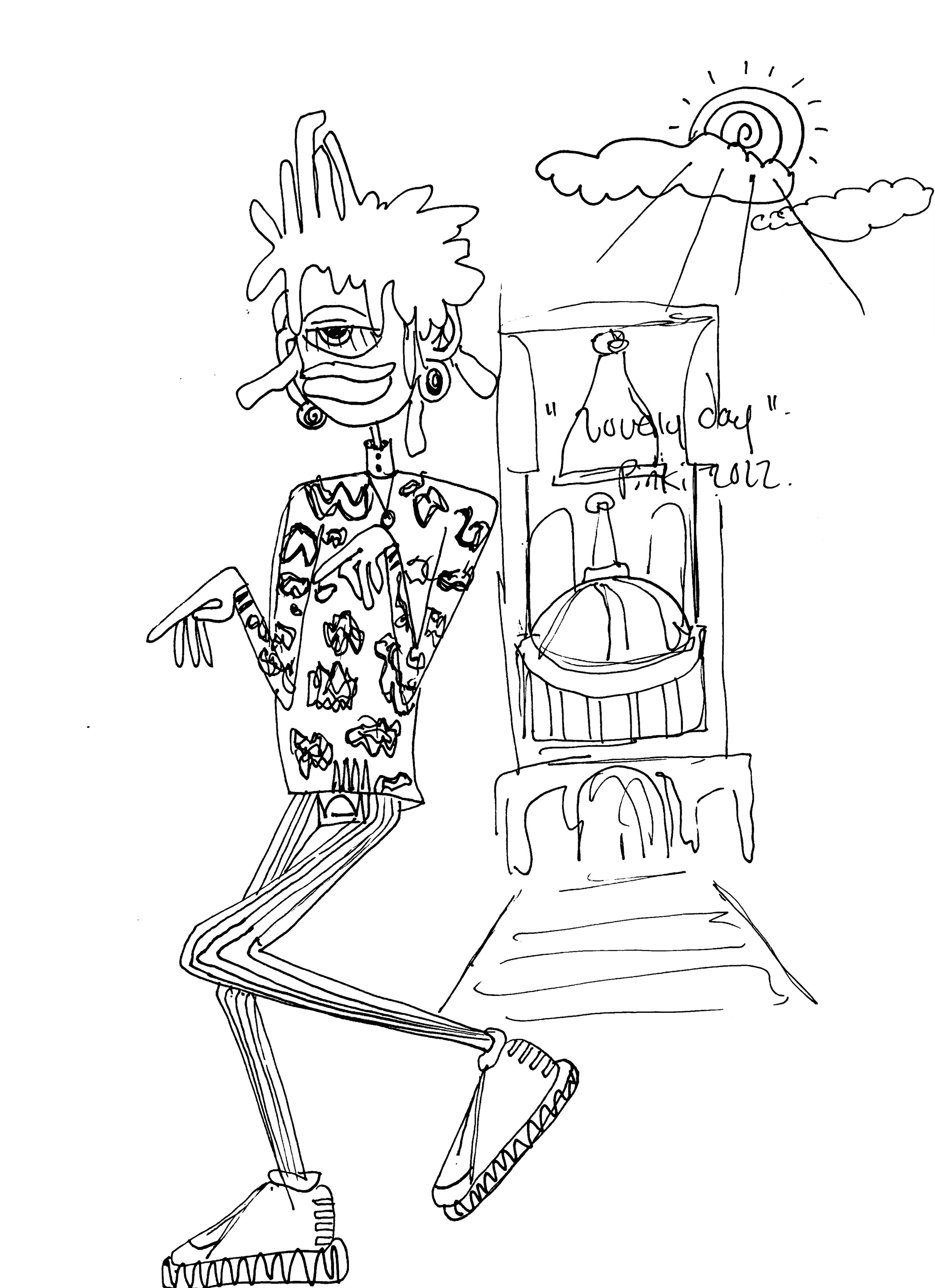 "lovely day" 2022 / a3 print / 900 kr