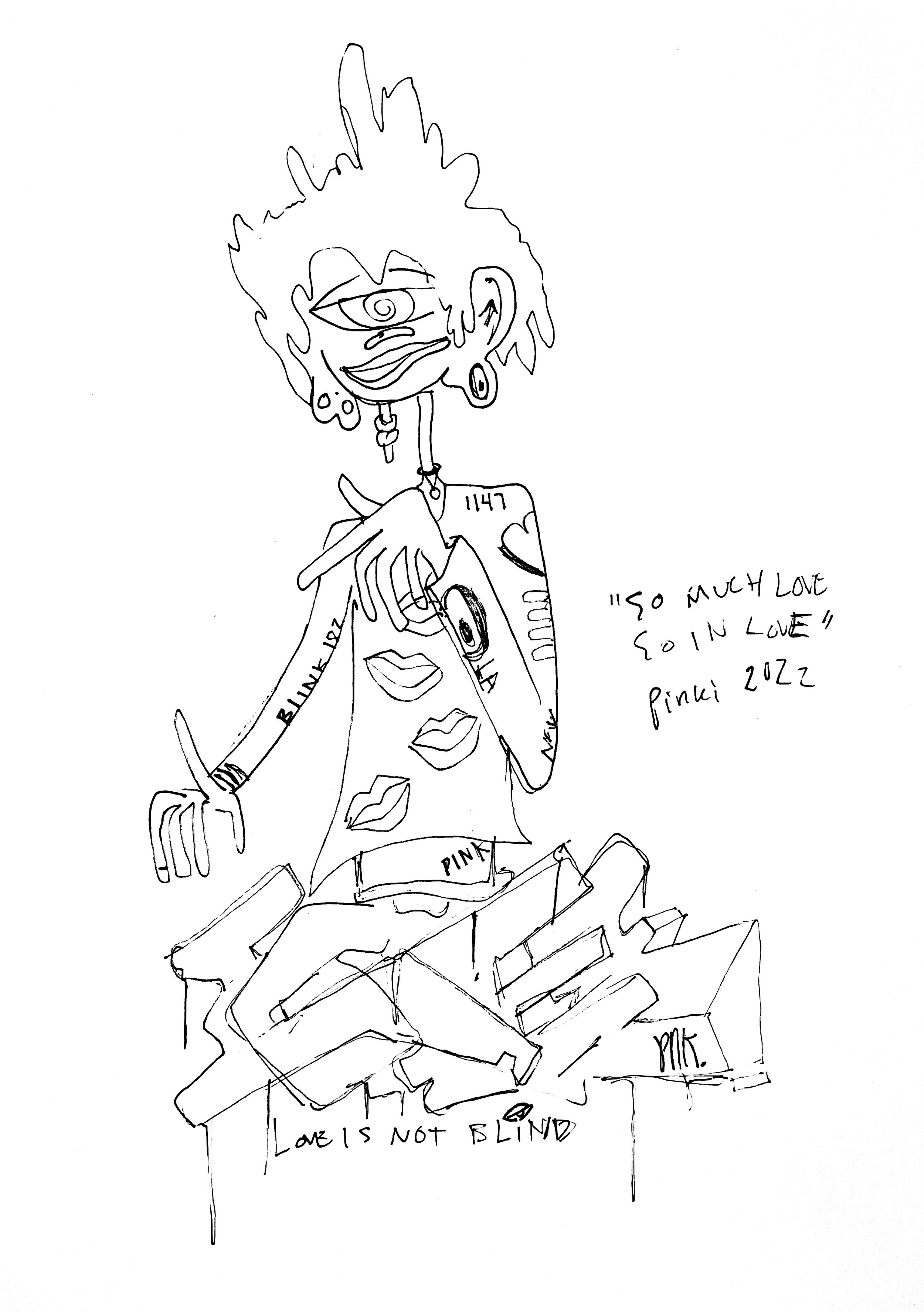 "so much love. so in love " 2022 / a3 print / 900 kr