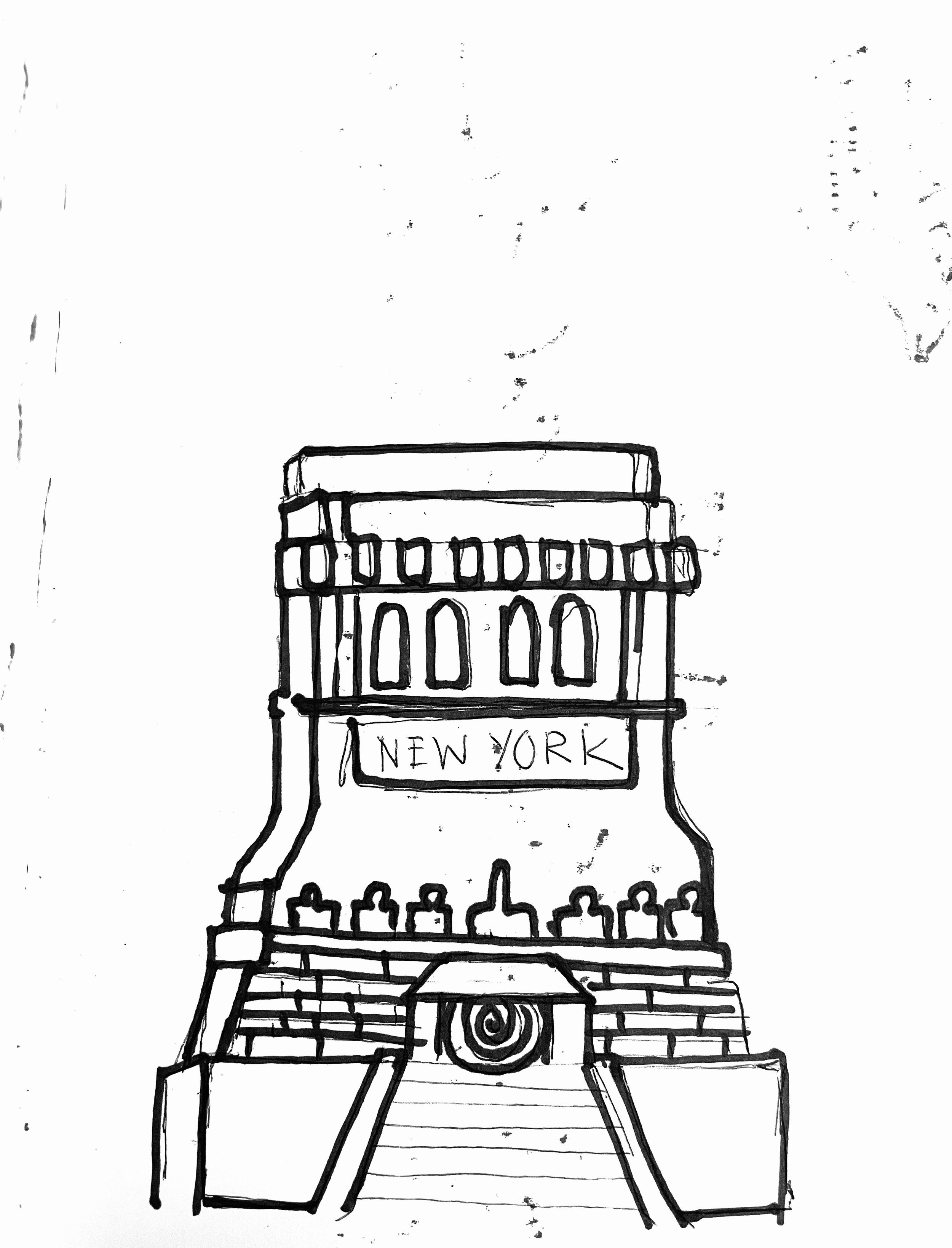 "Portal" 2022 / a3 print / 900 NOK