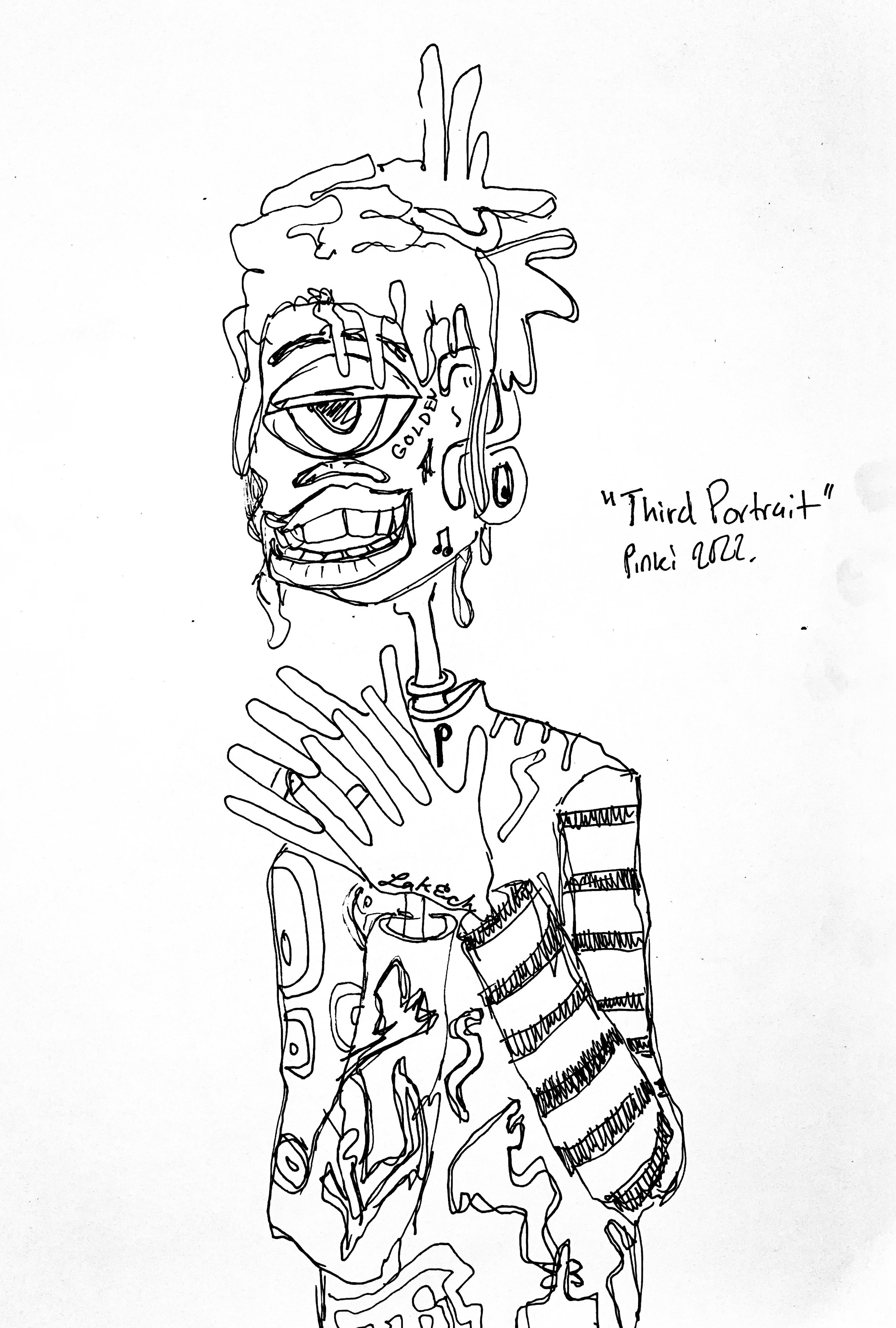 "third portrait" 2022 / a3 print / 900 kr