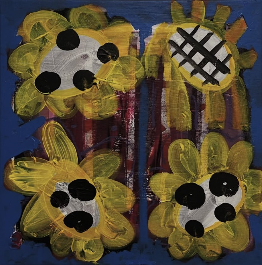 "untitled" 2024 / oil and acrylic on canvas / 40 x 40 cm / 4400 NOK
