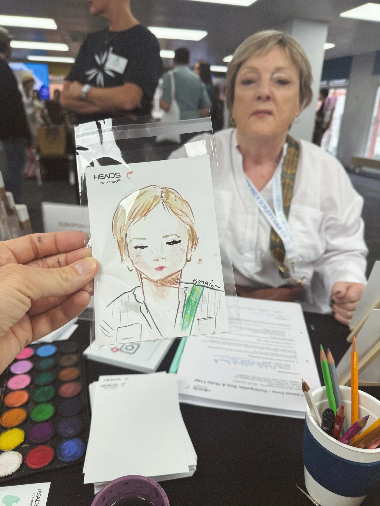 sketch of a woman by Eduard Illustrates