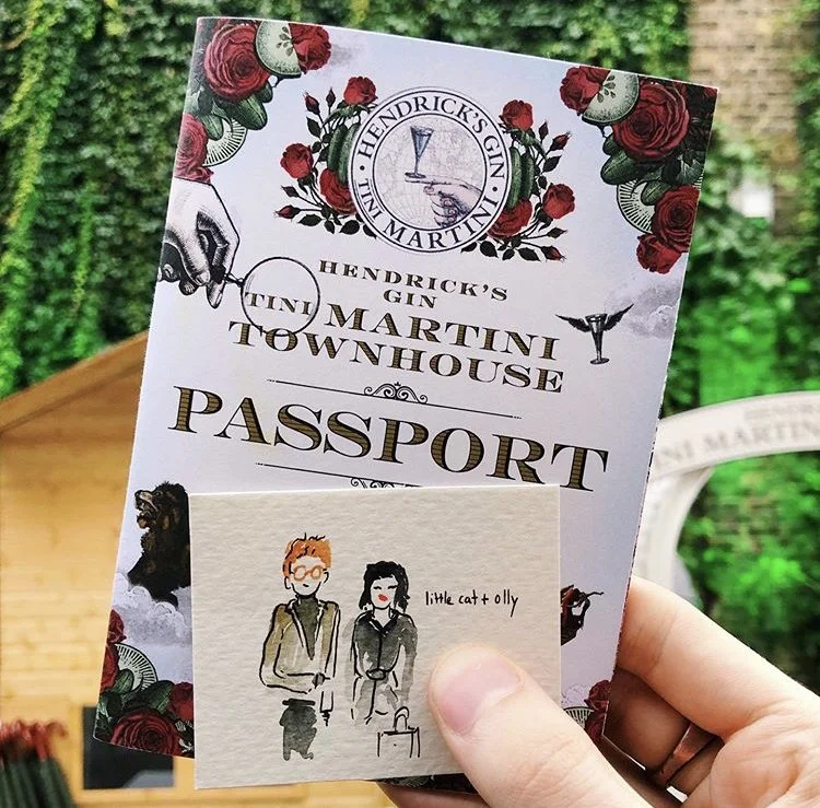 Illustrating for Hendrick’s Gin