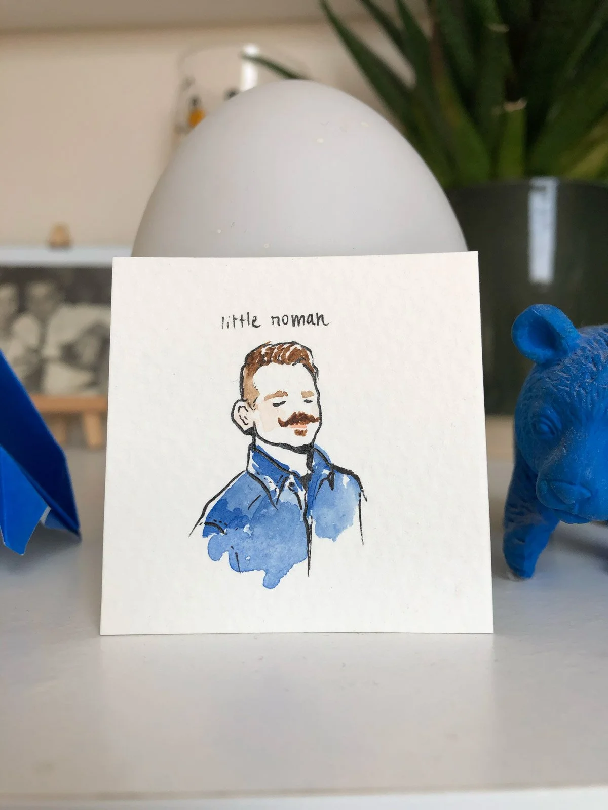 'Little Norman' mini portrait by Egarcigu, Eduard Illustrates