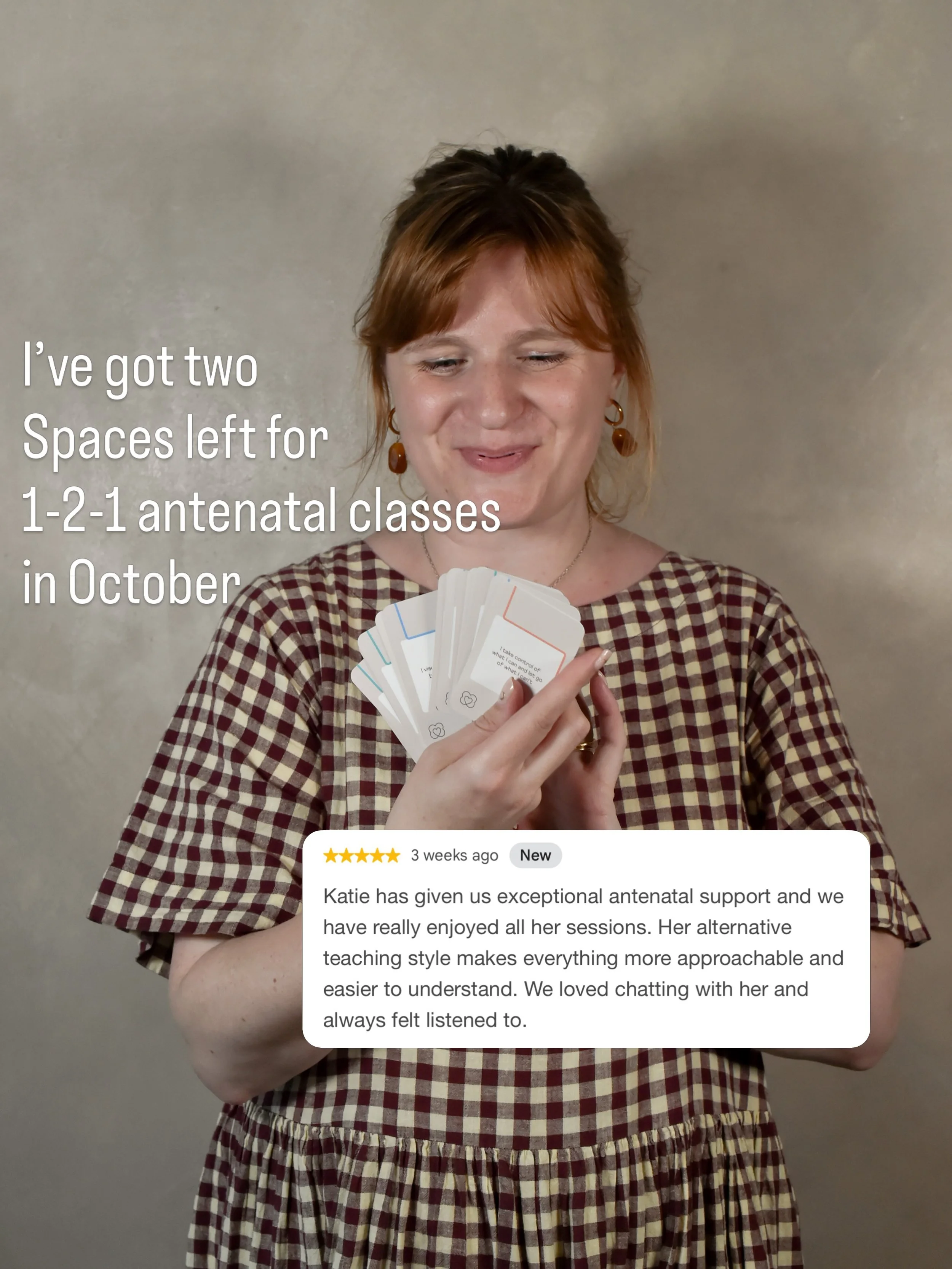 I LOVE teaching @themindfulbirthgroup antenatal &amp; Hypnobirthing classes 1-2-1 

This is a chance to deep dive into your birth prep, find out what is genuinely right for you and what your local options actually look like. 

Not only is the course 