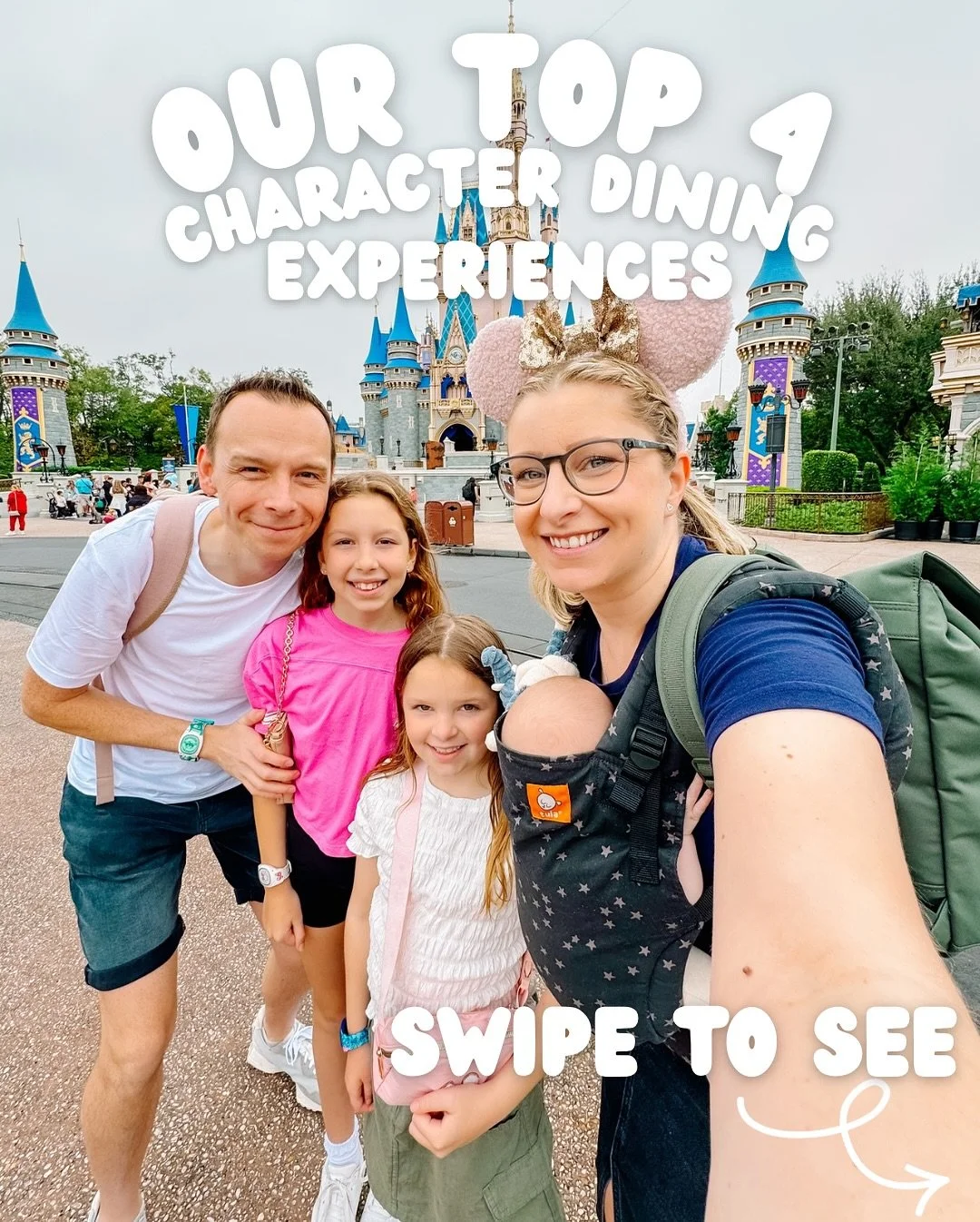 One of the questions I get asked the most when I do a Q&A, is where is the best character dining?! So here are our TOP 4 character dining experiences in @waltdisneyworld 🐭🏰 
1️⃣ Topolino’s Terrace Breakfast at Disney’s Riviera Reso