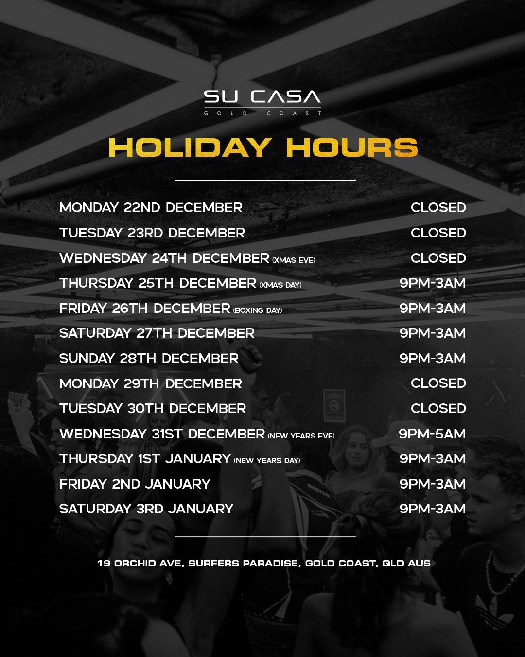 XMAS MONTH ABOUT TO BE XXL 🖤 NYE DROPPING SOON.