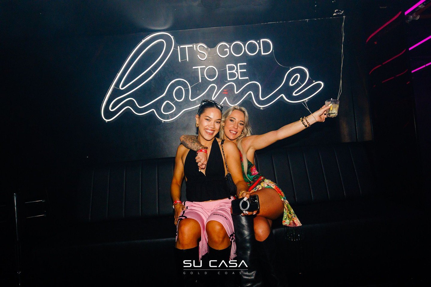 📍 HOME to the most generous Ladies Night every single Thursday.

Pick up your golden wristband at the door to access all the perks x