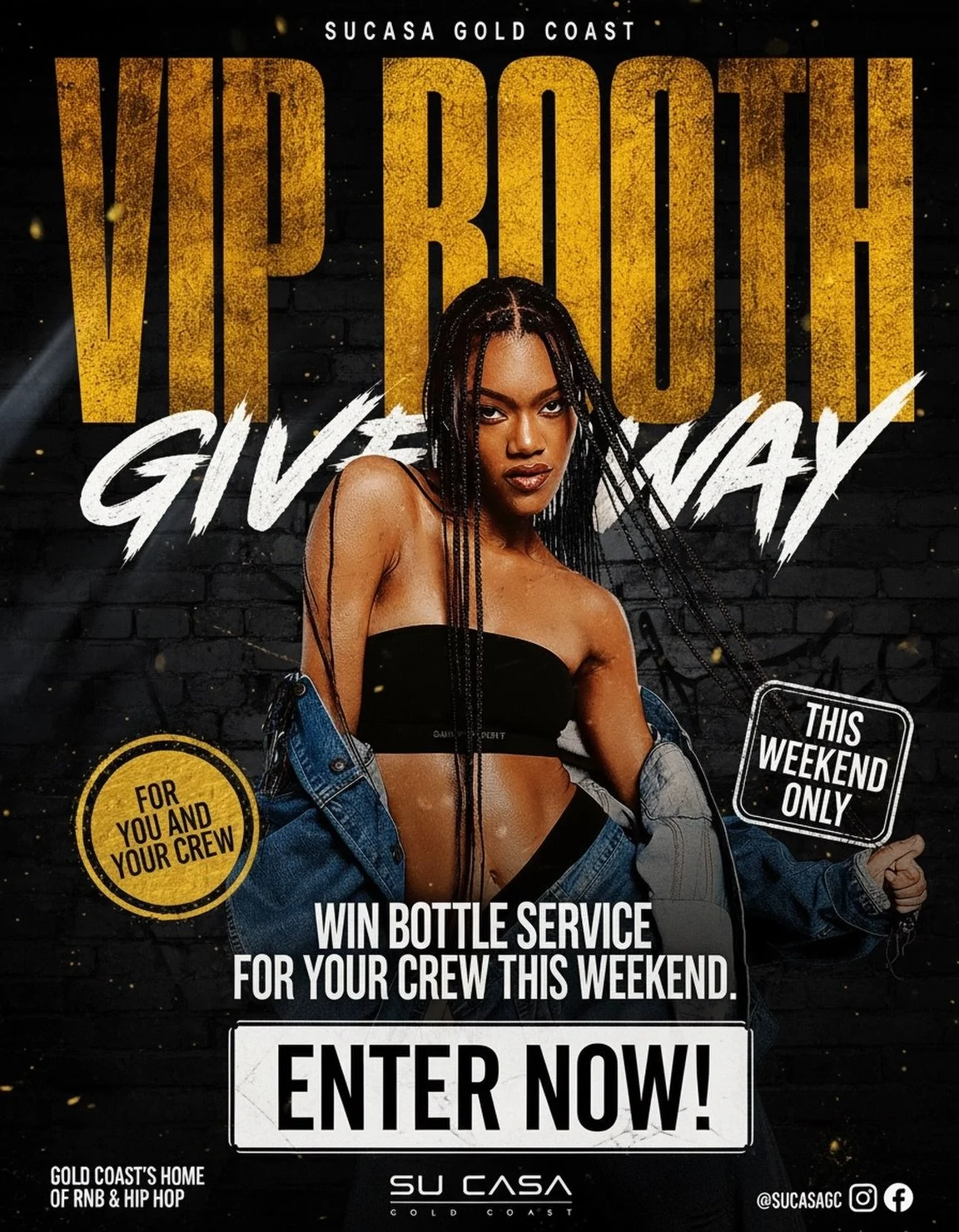 WIN A VIP BOOTH WORTH OVER $500 EACH NIGHT THIS WEEKEND 🔥

The sun is shining, the group chat is firing, and the vibes are sky high so we&rsquo;re going to hook up two lucky groups with a booth each night!

Simply follow the steps to apply, first wi