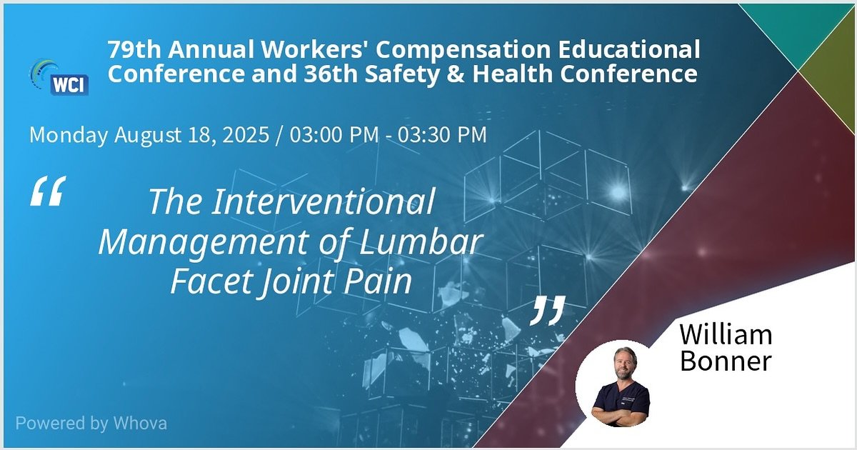 Back pain impacts millions of workers, like you, every day. It is one of the most common causes of work days lost in the United States. 

I&rsquo;ll be discussing a key intervention to help treat this problem non-surgically at the upcoming 79th Annua