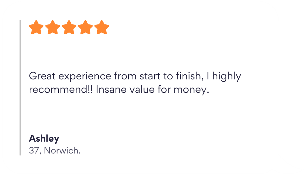 Customer sharing their experience with Car Matcher’s expert guidance
