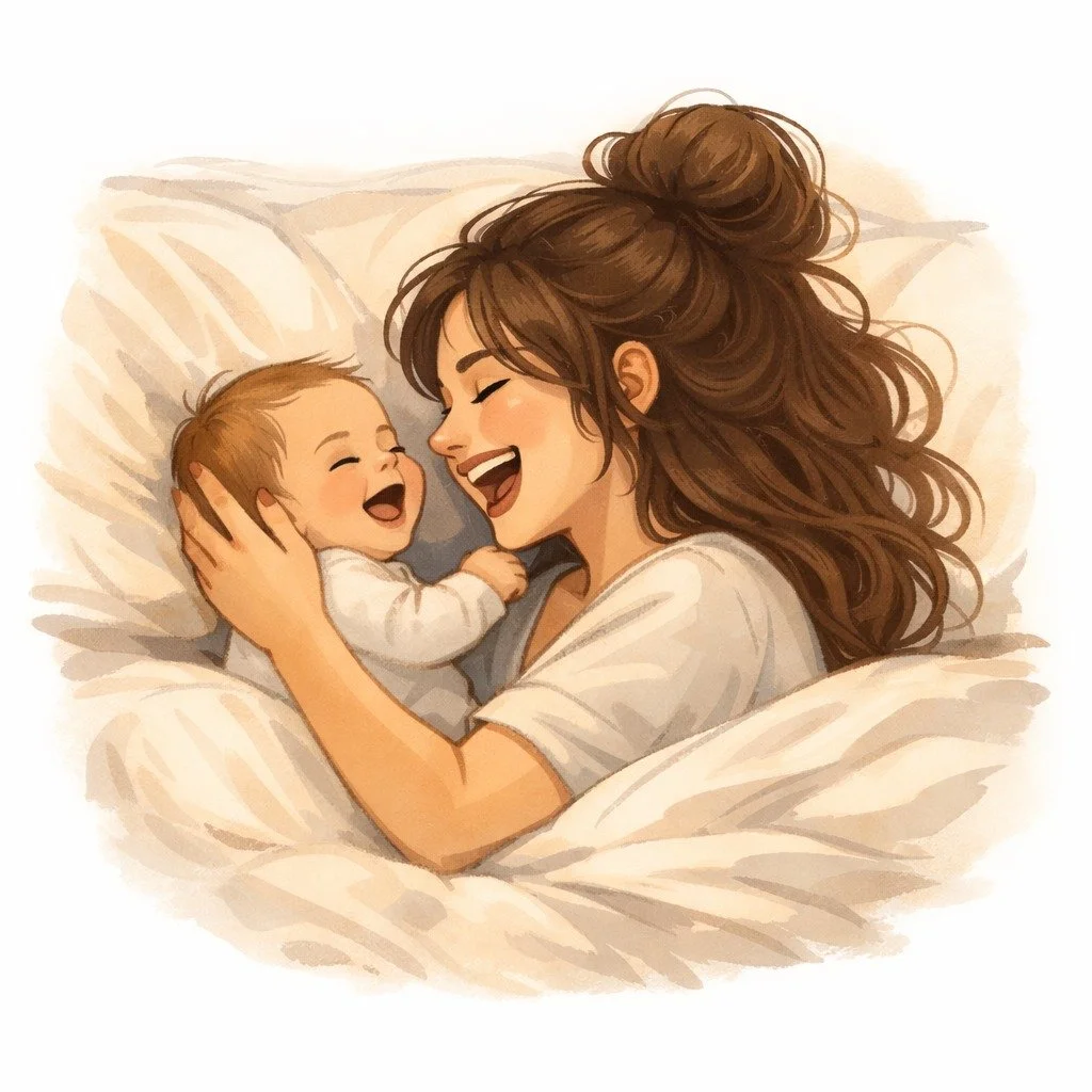 Motherhood is brutal. And then he hugged me back...

I'm still tired. Still overwhelmed. I lose my temper. I whisper "I can't do this" more than I admit out loud.

But there have also been tiny moments, slowly building up. His first laugh a
