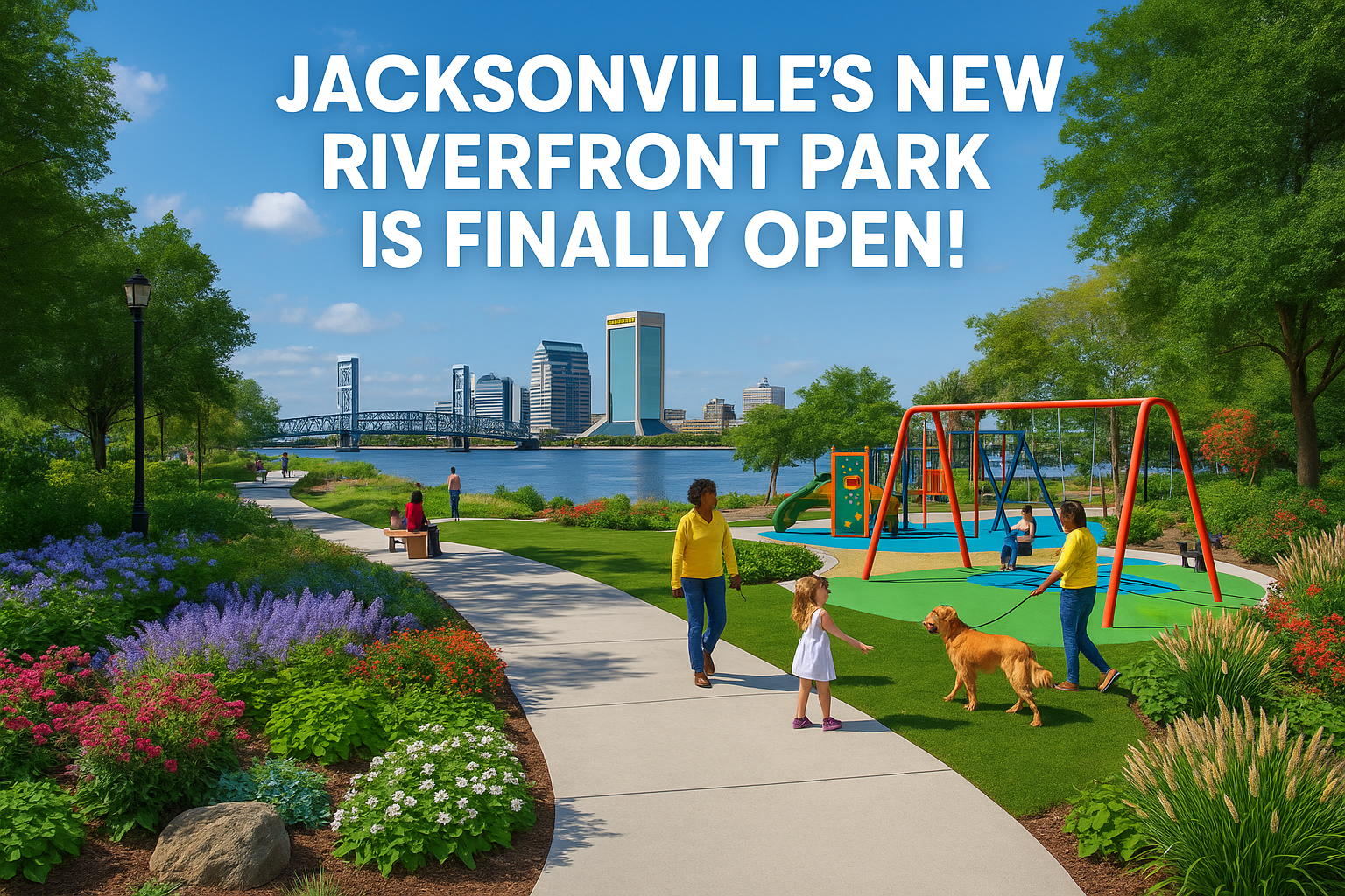 Jacksonville’s New Riversedge Park Brings Fresh Life to the Southbank