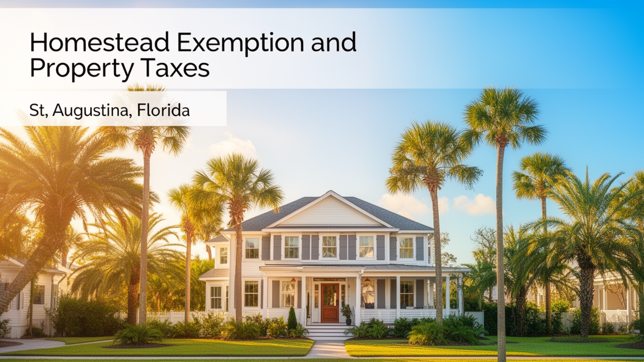 Homestead Exemption Deadline in St Johns County