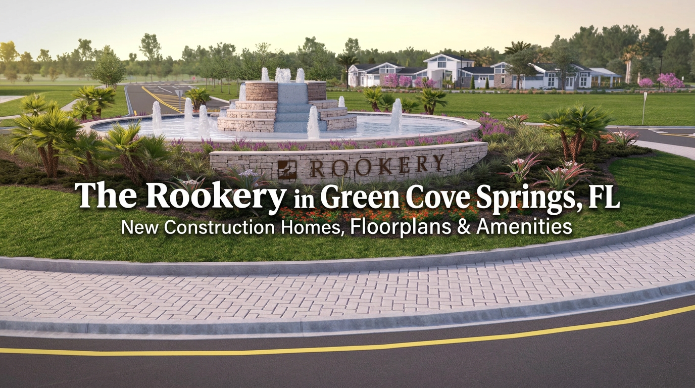 The Rookery in Green Cove Springs, FL: New Homes With Space, Amenities, and Convenient Access