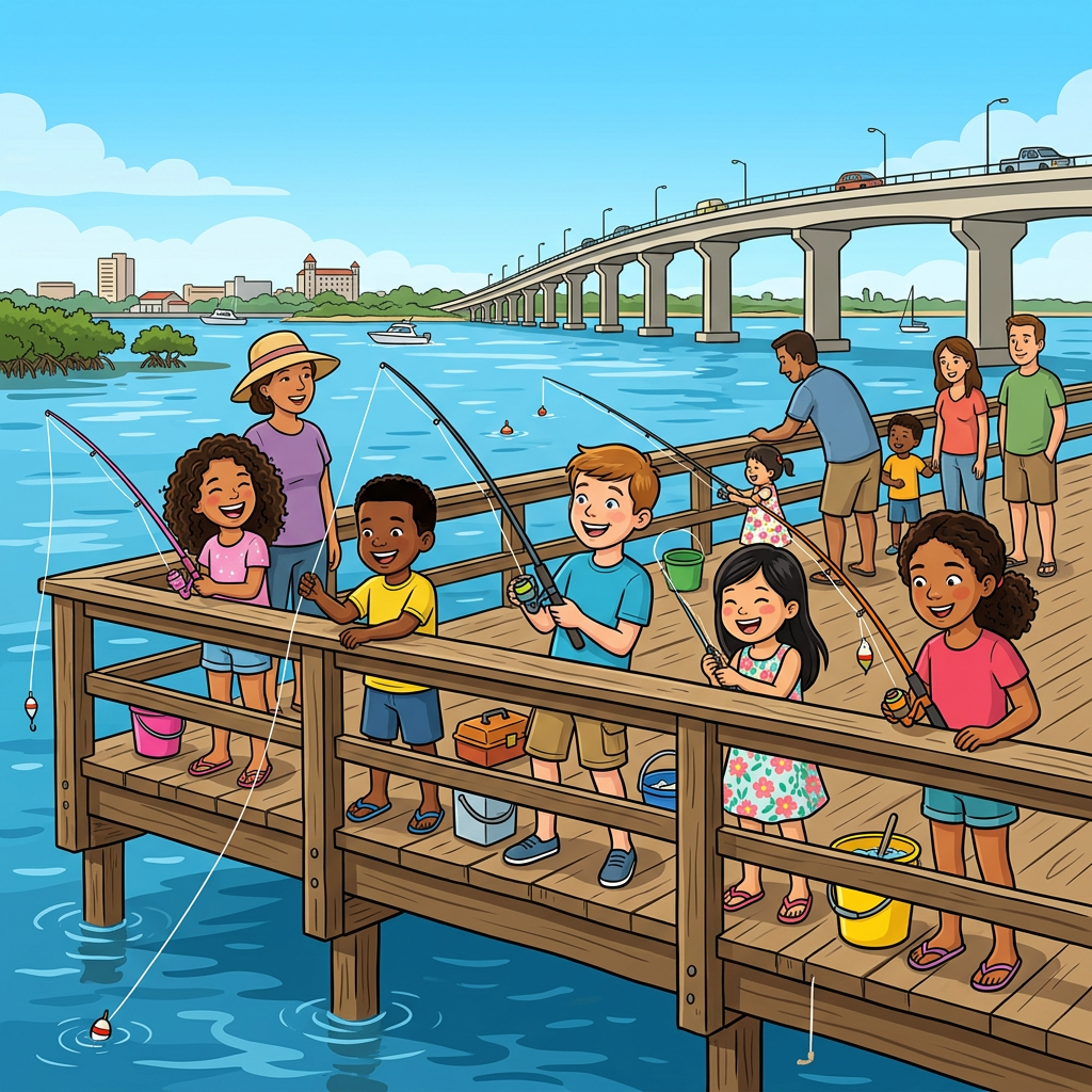 Reel in the Fun: Kids Fishing Tournament at Vilano Beach Pier (July 12)