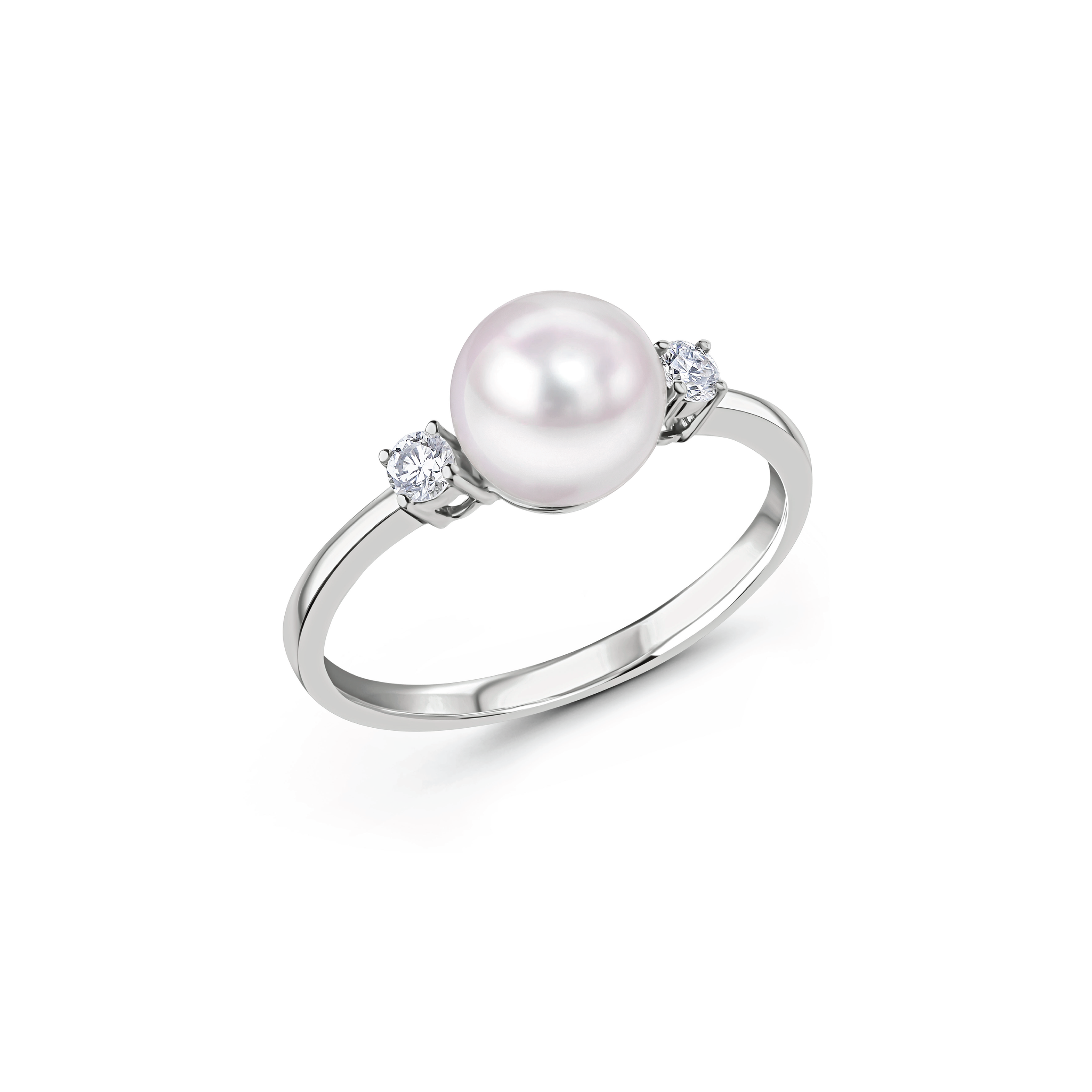 Pearl and Diamond Ring