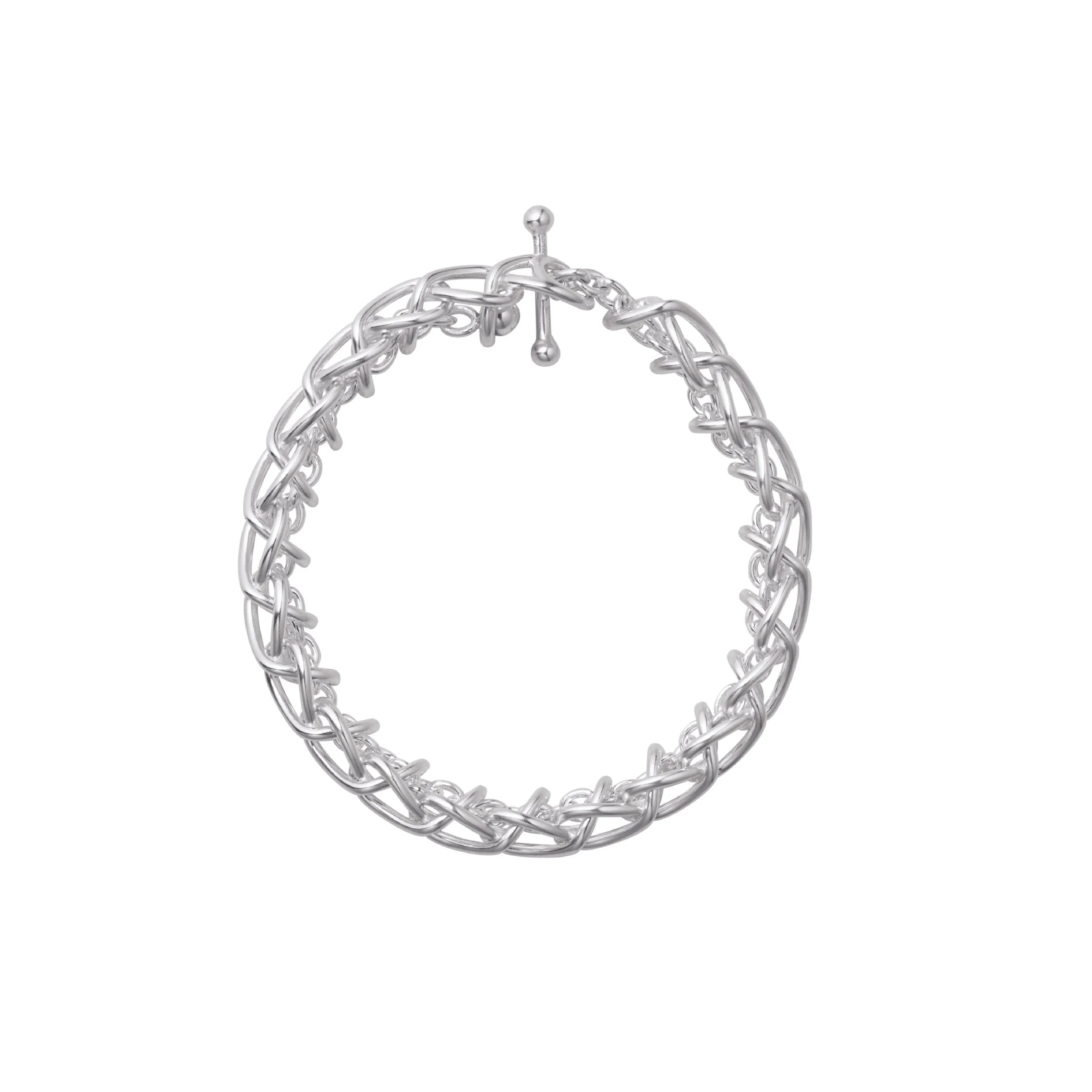 Weft Single Link Bracelet